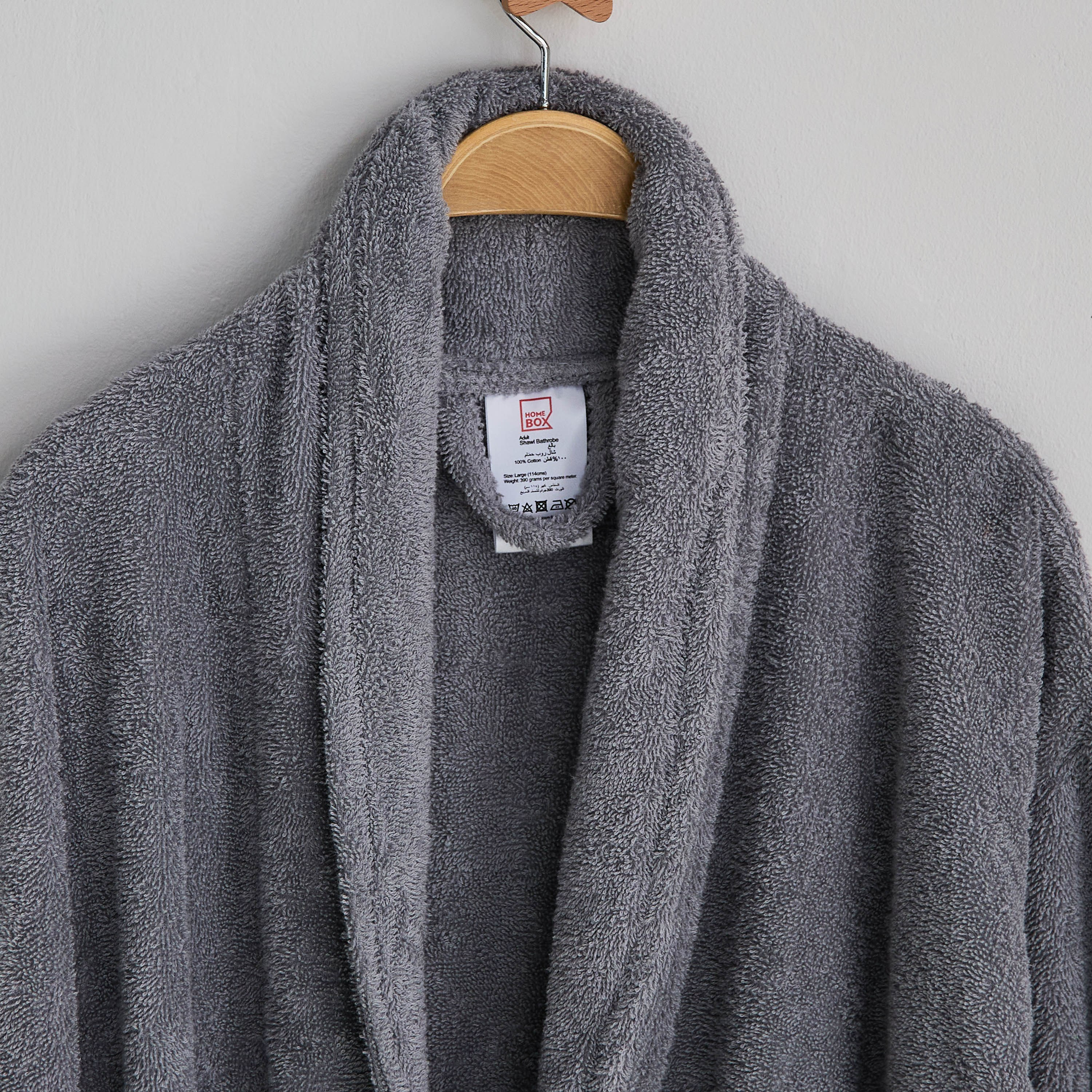 روب حمّام منسدل للبالغين من إيسنشال - كبير جدًا-hbxbathroom-bathroomtextiles-image-3