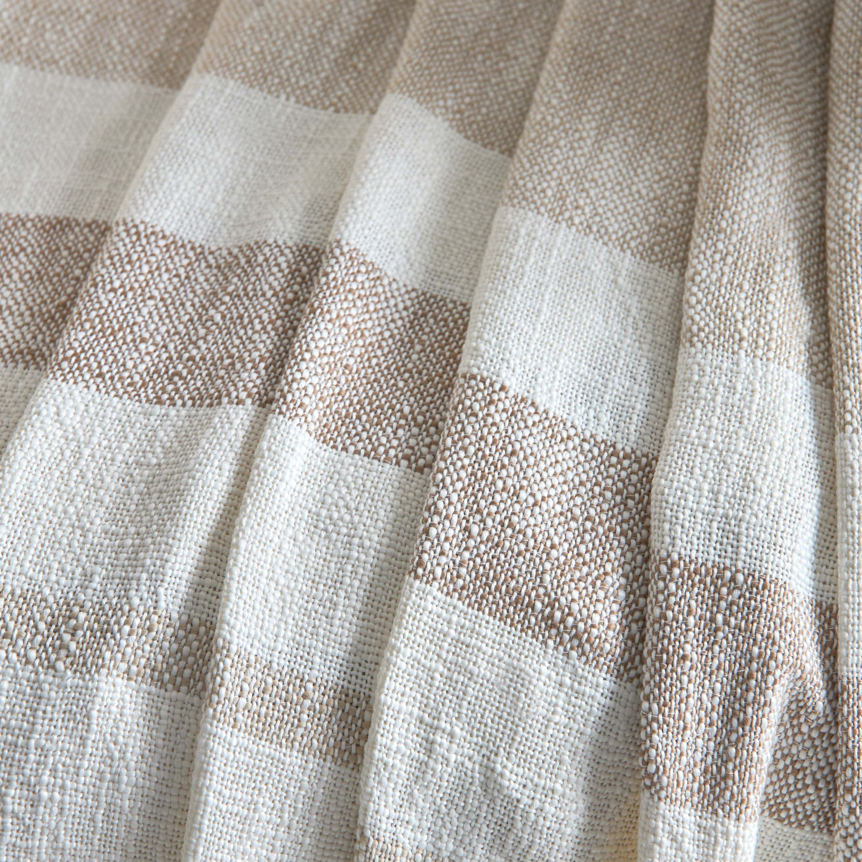 Girga Striped Woven Throw with Tassels - 127x152 cm-hbxhomeware-hbxbedroom-image-2