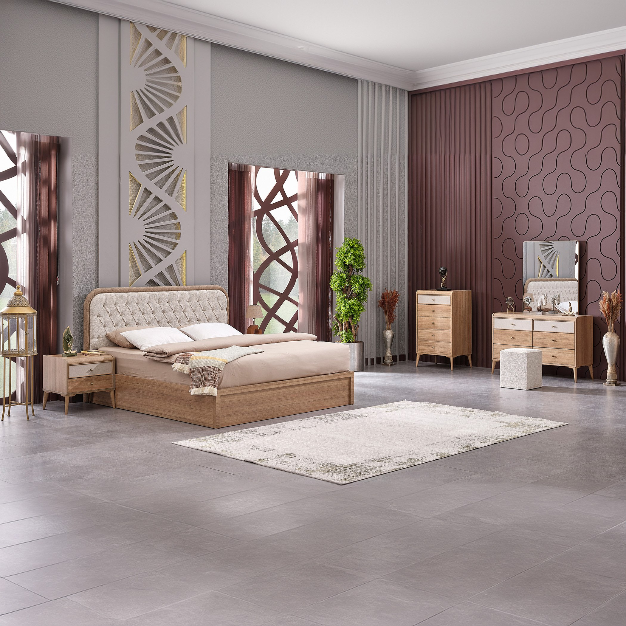 وحدة تخزين 5 أدراج من لوريتا-hbxfurniture-dressersandchests-chestofdrawers-image-5