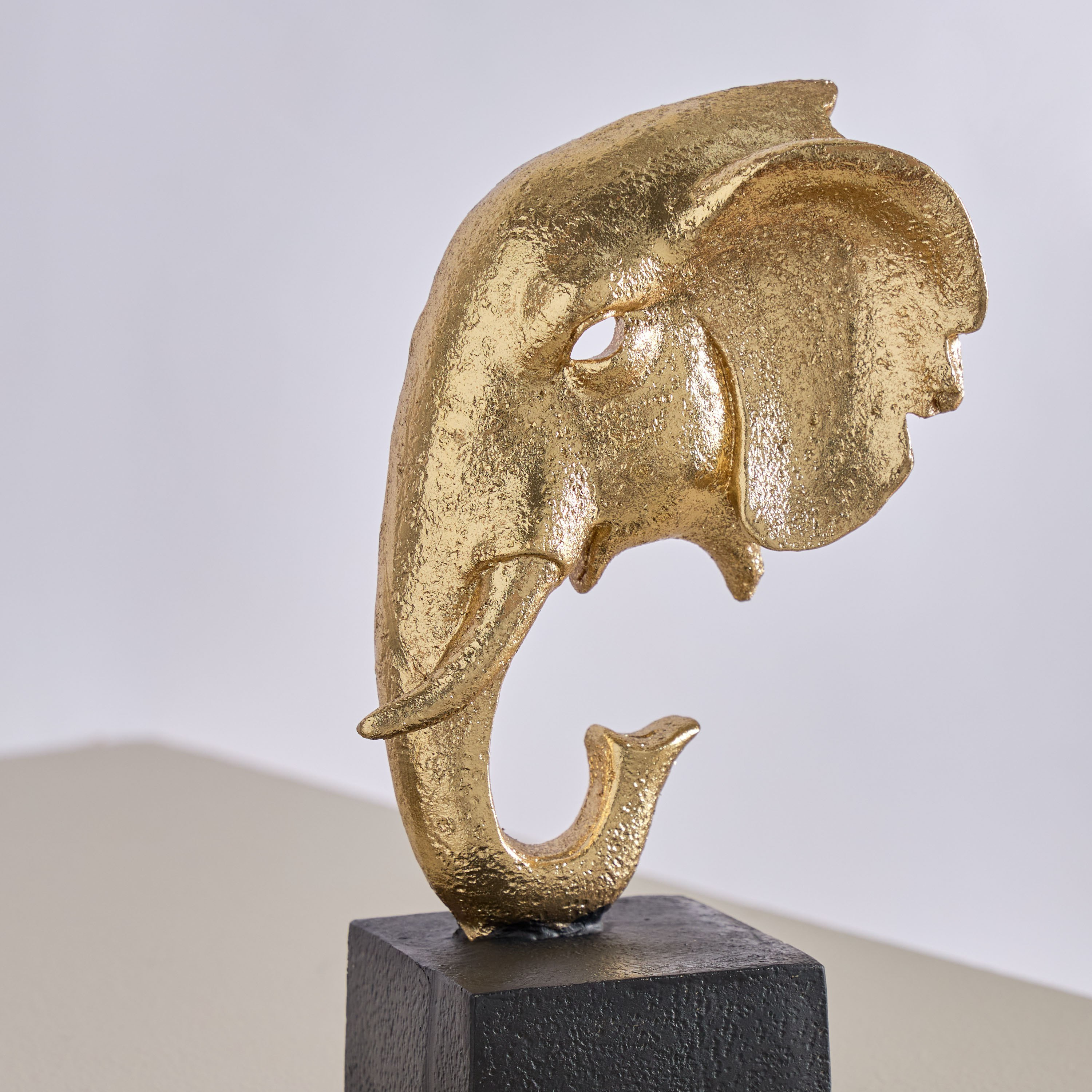 قطعة ديكور رأس فيل من البولي ريزن من رين - 16x9x20.5 سم-hbxhomeware-homedecor-figurinesandornaments-image-3