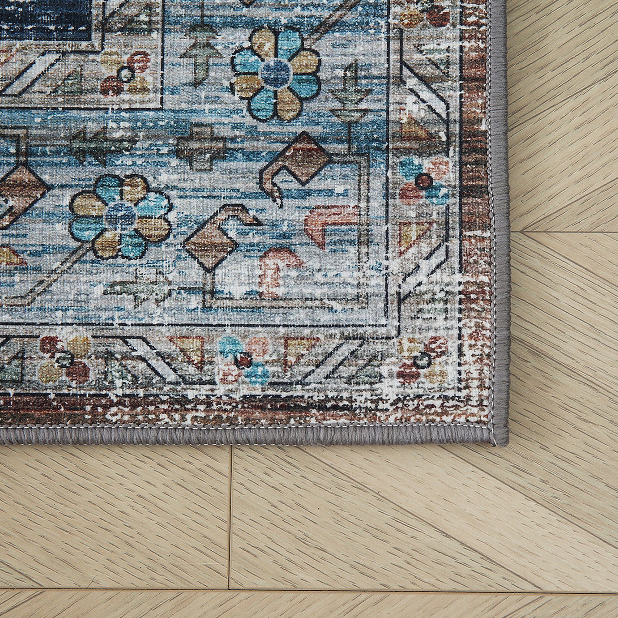 سجادة شنيل بطبعات زيرا من كلايد - 110x160 سم-hbxdecorandfurnishings-floorcoverings-rugs-image-2