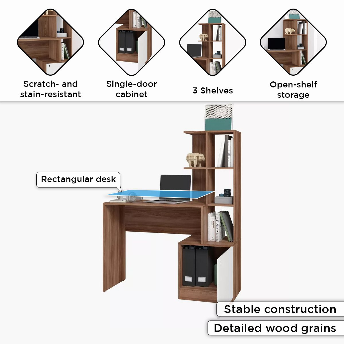 مكتب مع خزانة كتب وباب من بيانكا لوندرينا-hbxfurniture-office-desks-image-5