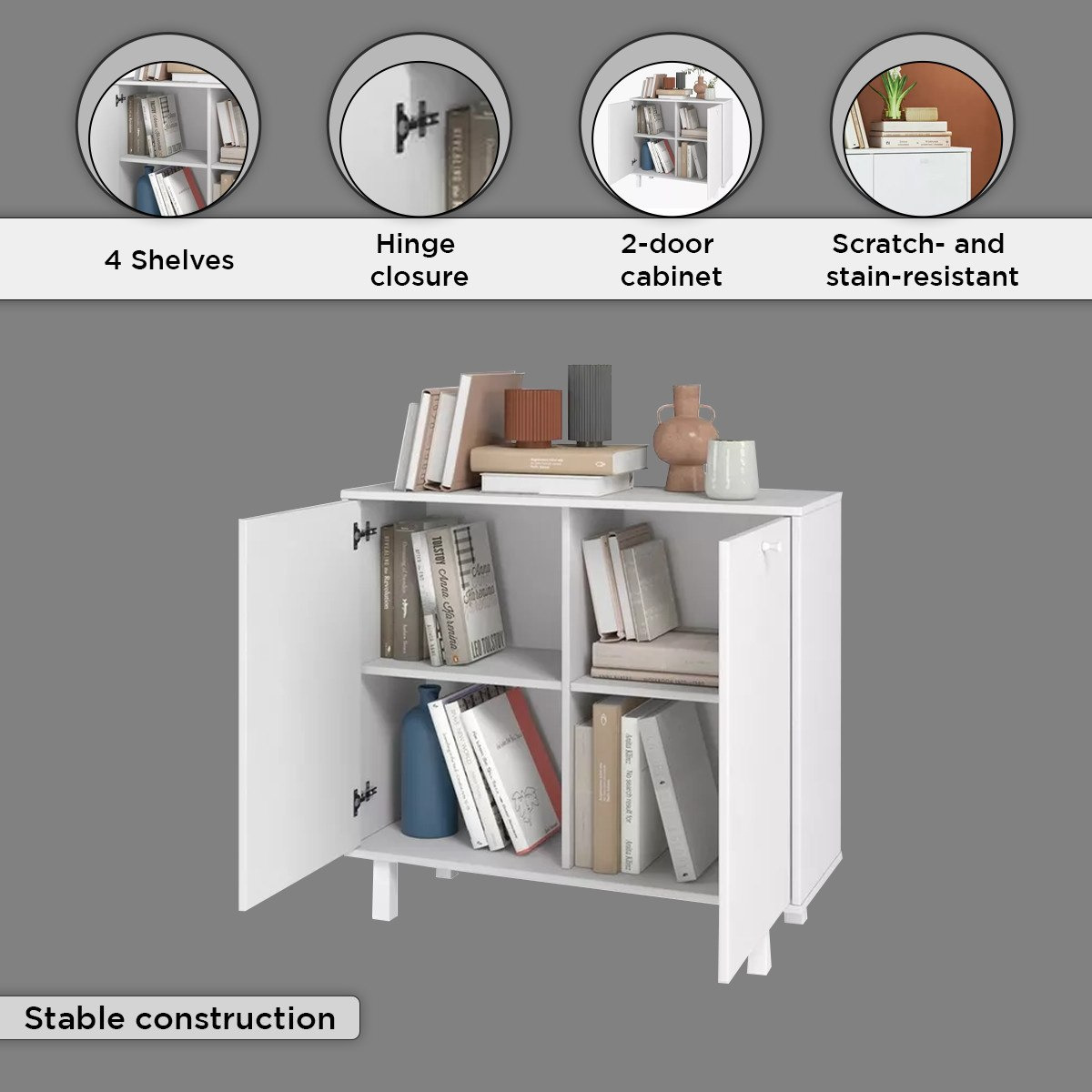 خزانة متعددة الاستخدامات ببابين من بيانكا لوندرينا-hbxfurniture-office-bookcases-image-5