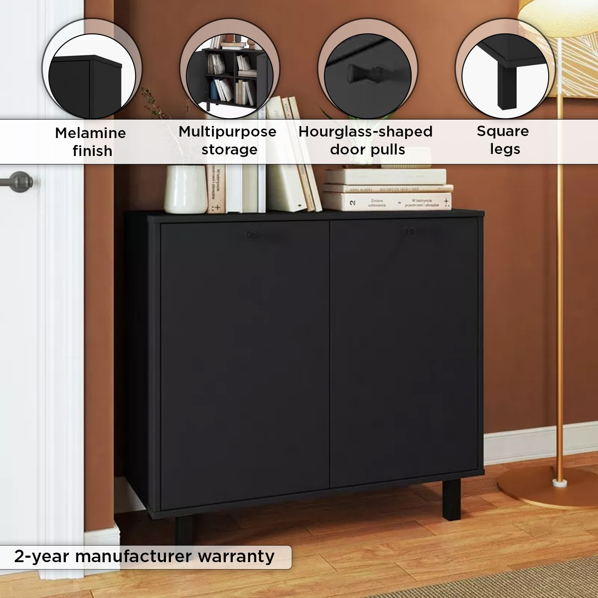 خزانة متعددة الاستخدامات ببابين من بيانكا لوندرينا-hbxfurniture-office-bookcases-image-4
