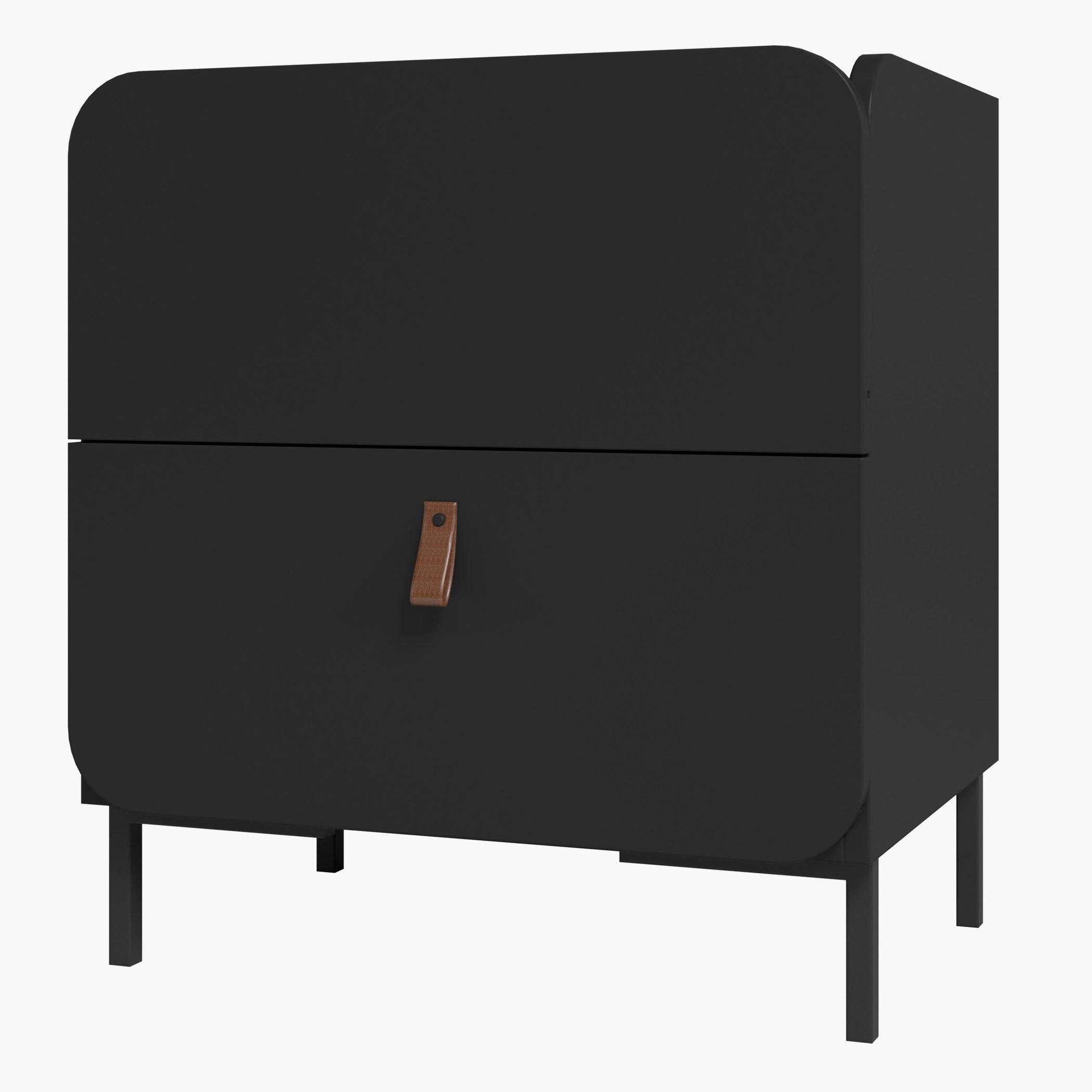 طاولة سرير جانبية 2 درج - بيانكا لوندرينا من موڤو -hbxfurniture-bedroom-nightstands-image-3