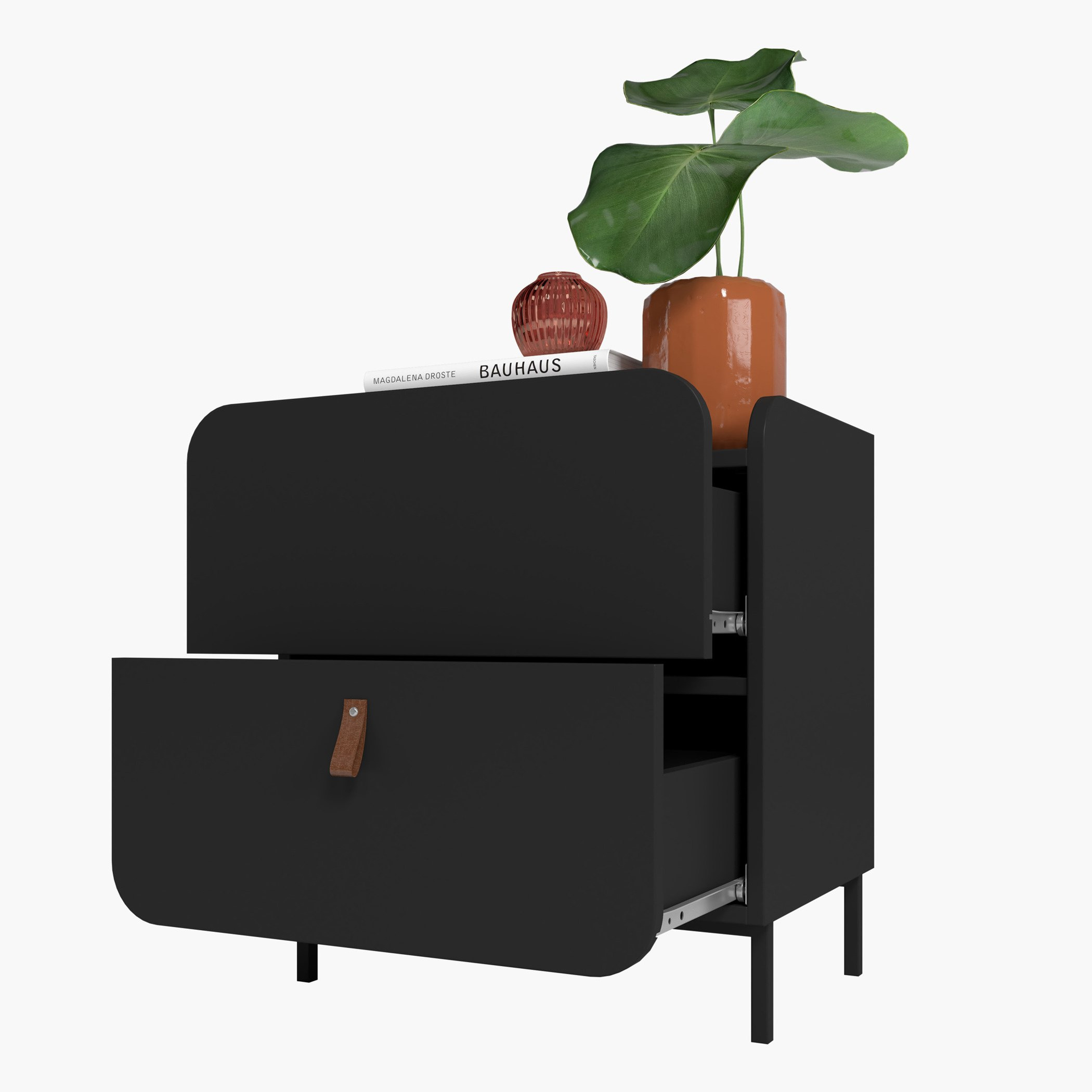 طاولة سرير جانبية 2 درج - بيانكا لوندرينا من موڤو -hbxfurniture-bedroom-nightstands-image-9