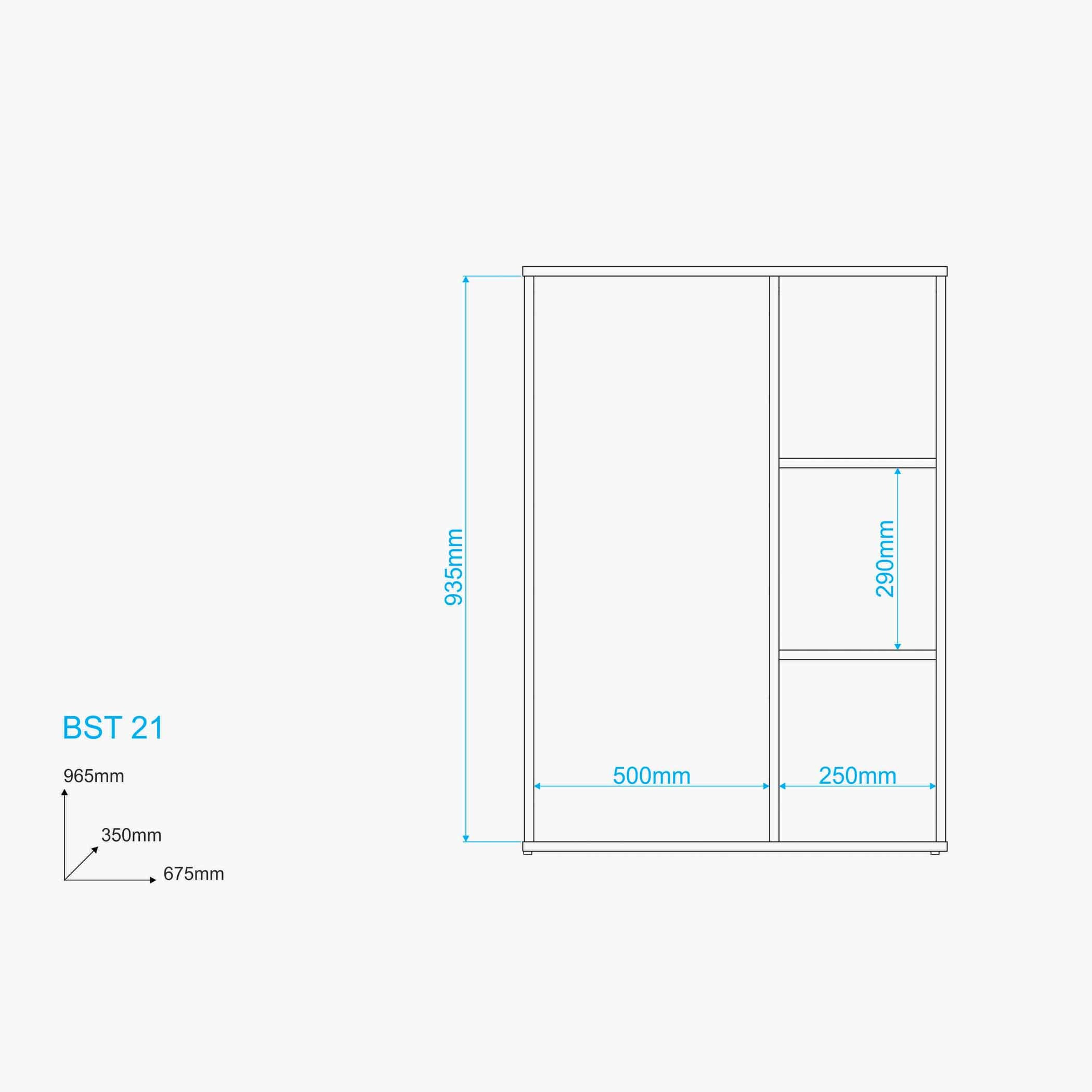 Bianca Londrina 12-Pair Shoe Cabinet with 1 Door and 5 Shelves-hbxbedroom-shoecabinetsandracks-image-11