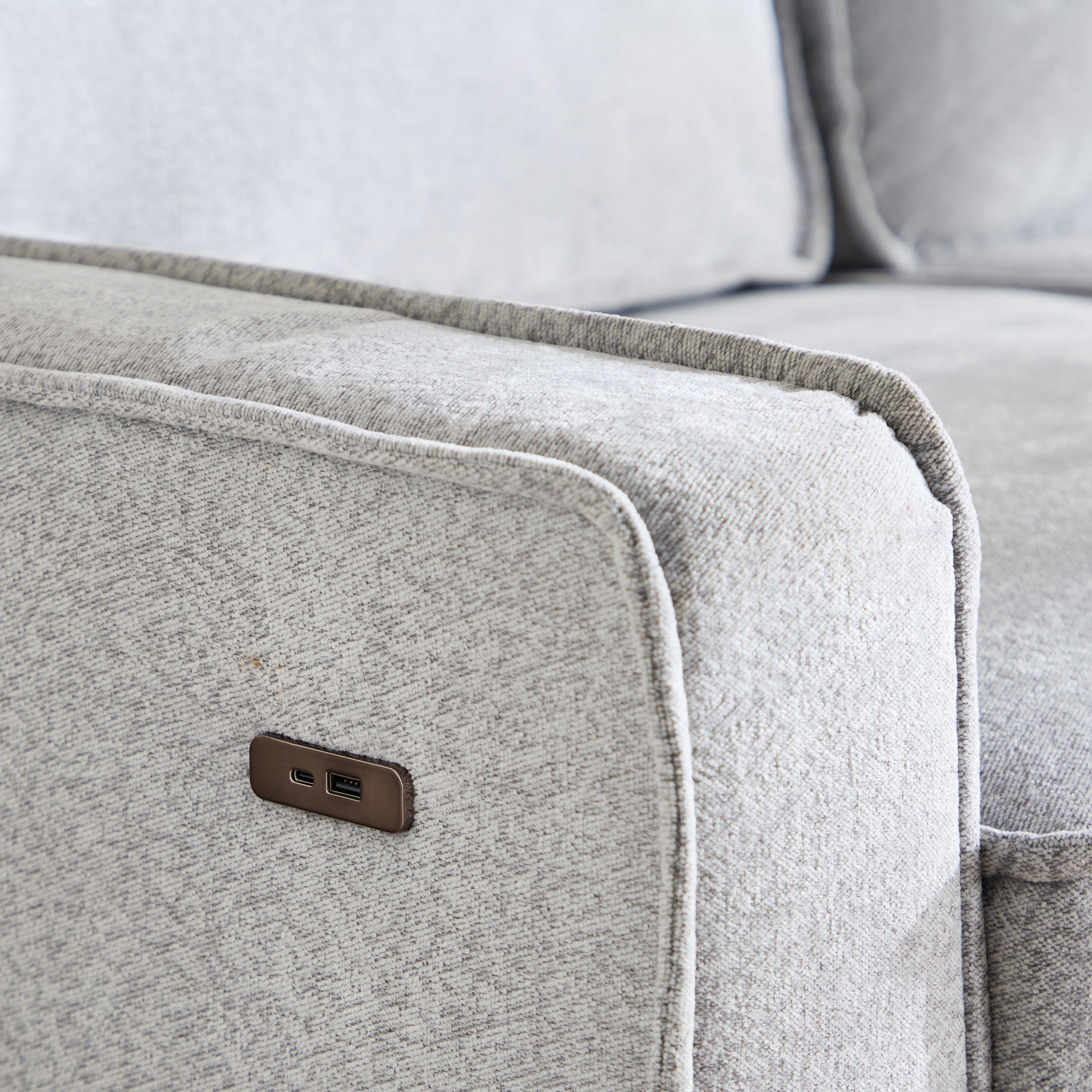 Oslo 3-Seater Reversible Storage Fabric Corner Sofa Bed with 2-Cupholder Dropdown and USB-hbxfurniture-sofasandarmchairs-sofabeds-image-11
