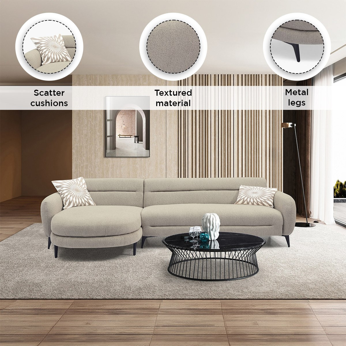 كنبة ركنية على الناحيتين 3 مقاعد قماش مع 2 وسادة من براتو-hbxlivingroom-sofasandarmchairs-cornersofas-image-10