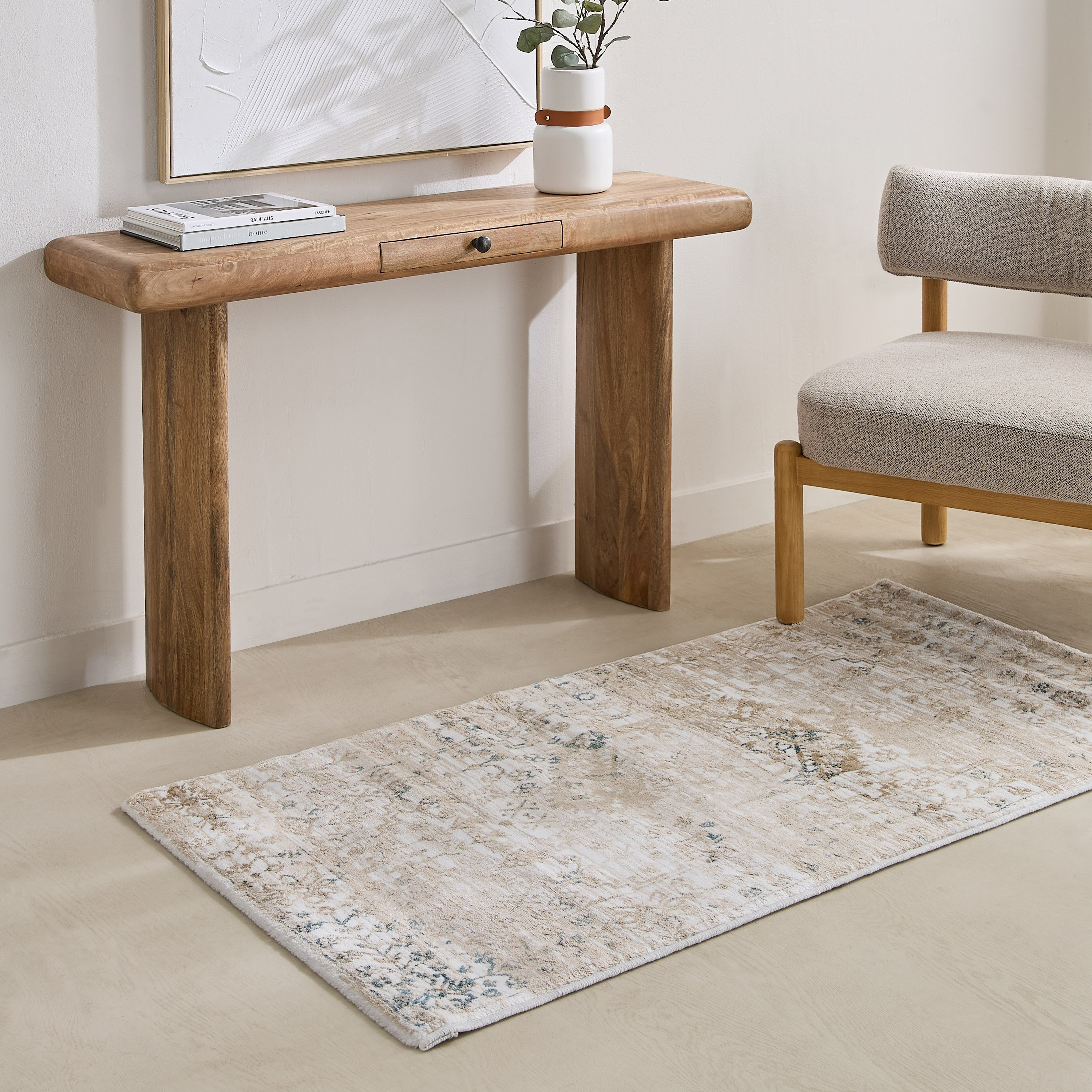سجادة بولي بروبلين مضادة للانزلاق دونا من لومار - 80x150 سم-hbxdecorandfurnishings-floorcoverings-rugs-image-5