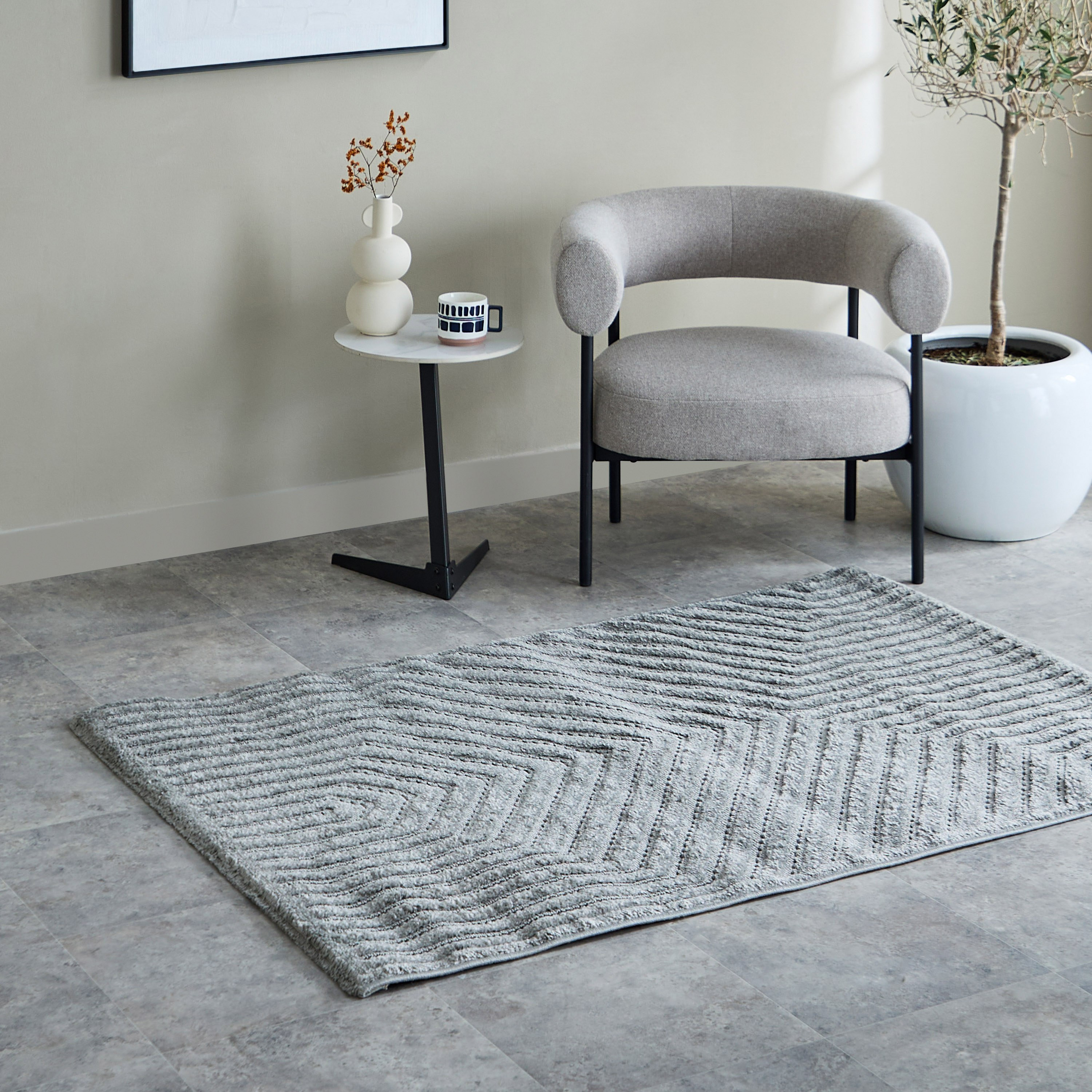 سجادة بولي بروبلين مضادة للانزلاق آشين من كيارا - 120x170 سم-hbxdecorandfurnishings-floorcoverings-rugs-image-1