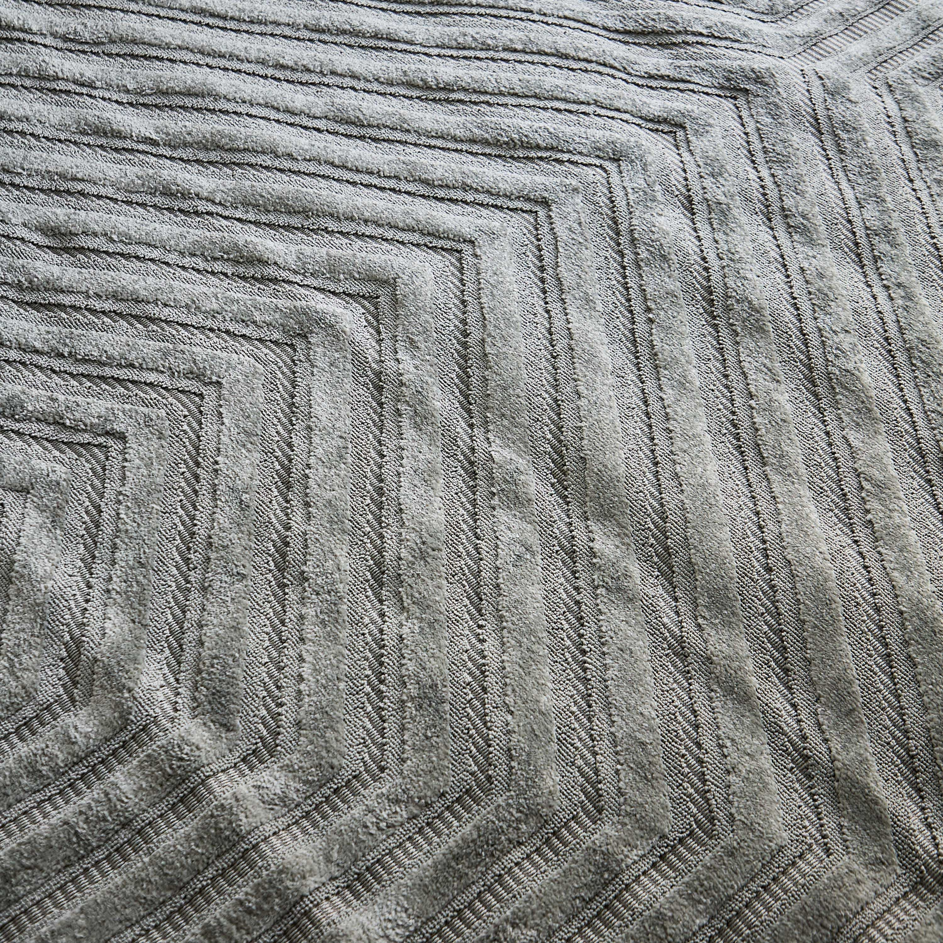 Ciara Ashen Anti Skid Polypropylene Rug - 200x300 cm-hbxdecorandfurnishings-floorcoverings-rugs-image-3