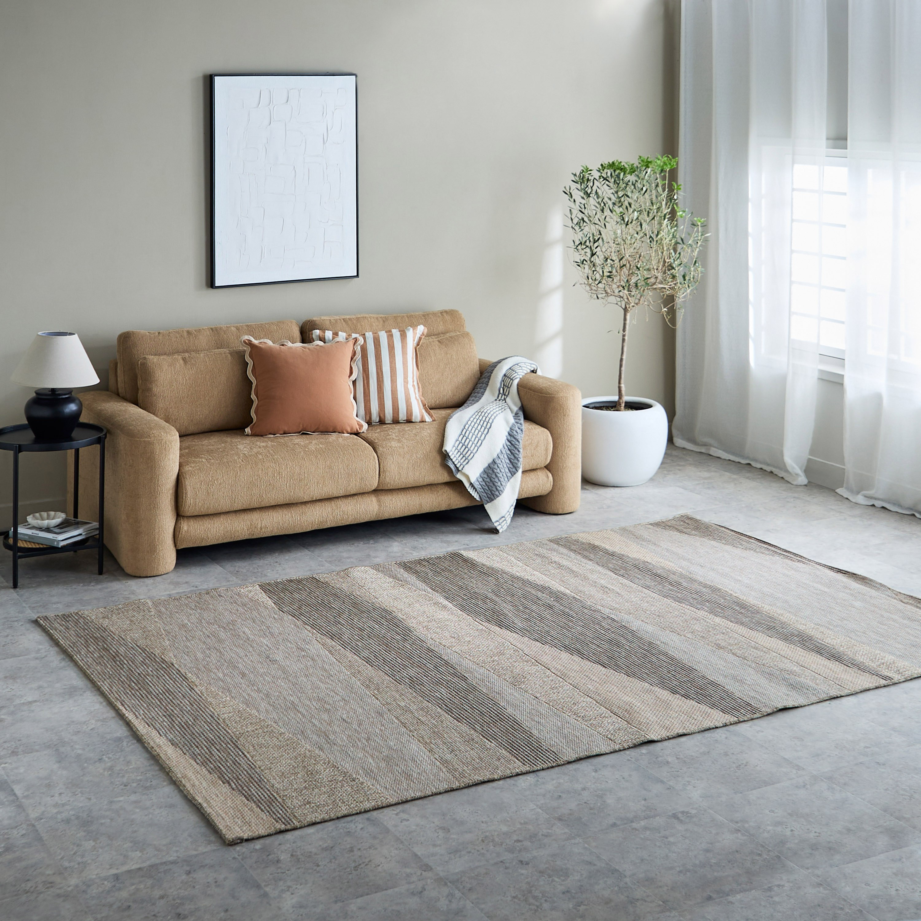 سجادة بولي بروبلين مضادة للانزلاق آشين من كيارا - 200x300 سم-hbxdecorandfurnishings-floorcoverings-rugs-image-1