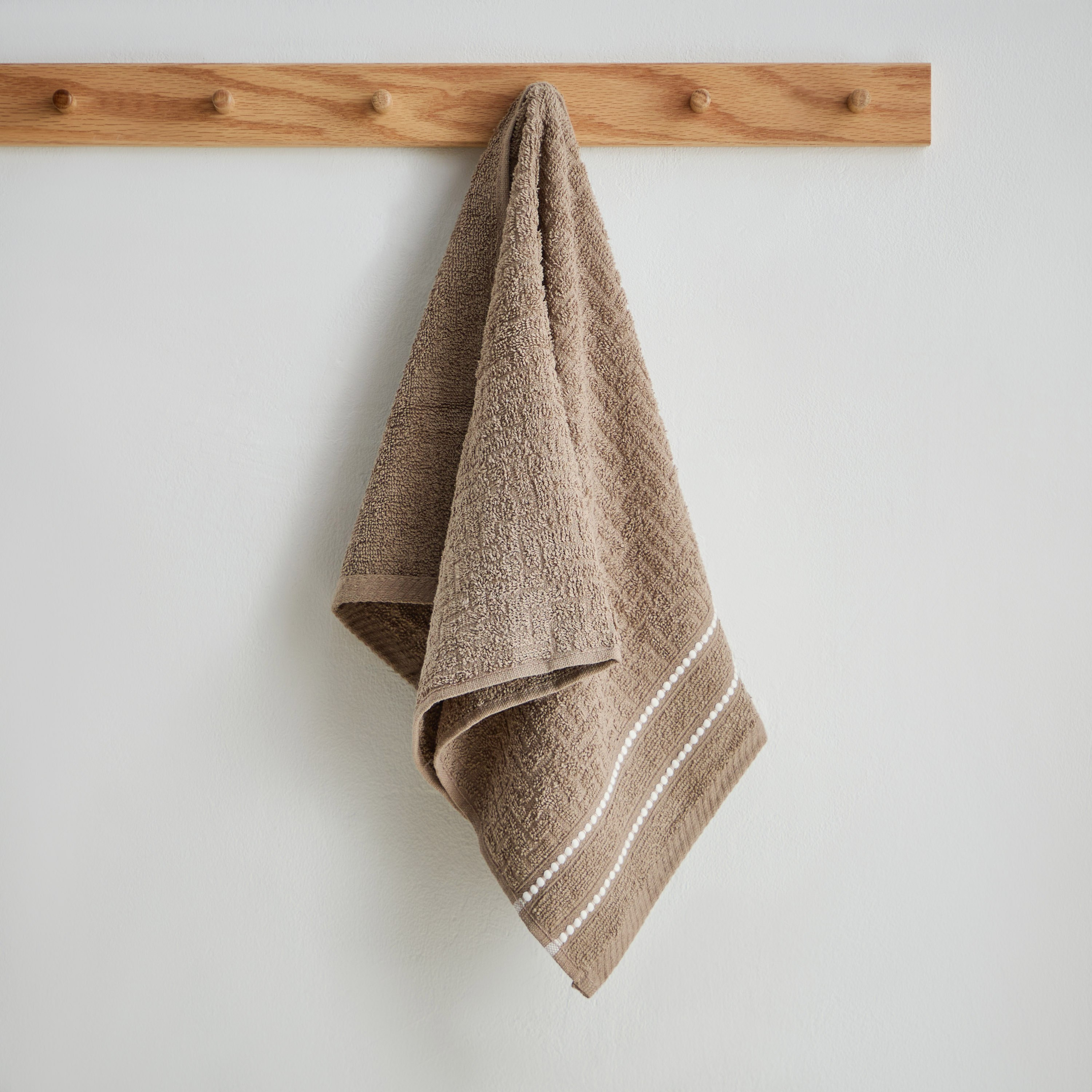 Atlanta Textured Cotton Hand Towel - 40x70 cm-hbxbathroom-bathroomtextiles-image-1