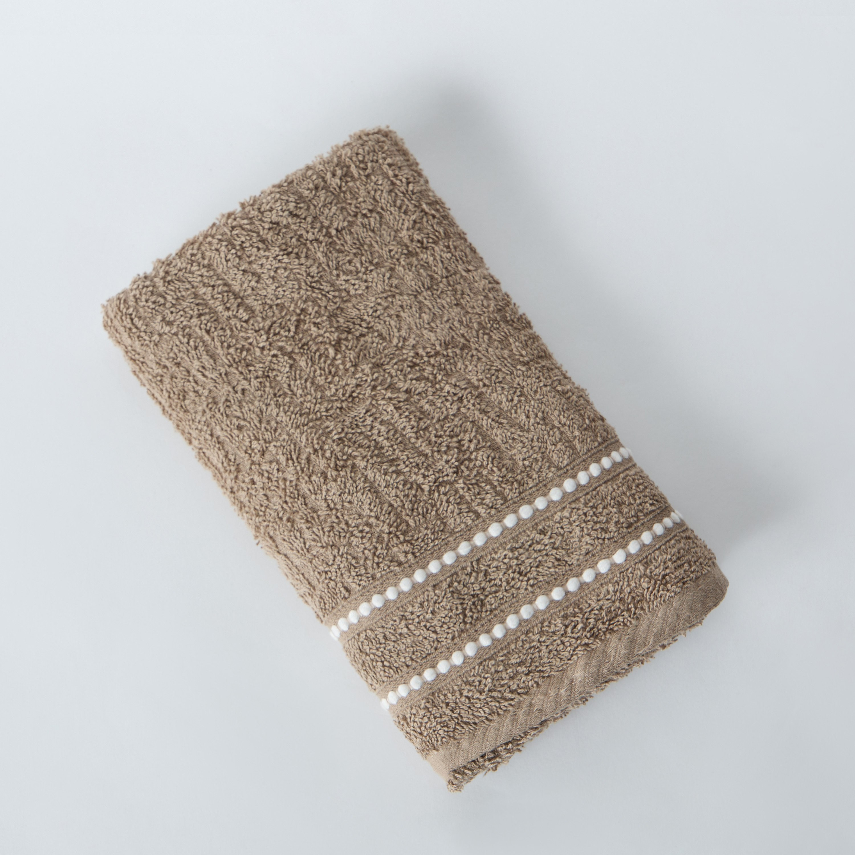 Atlanta Textured Cotton Hand Towel - 40x70 cm-hbxbathroom-bathroomtextiles-image-5