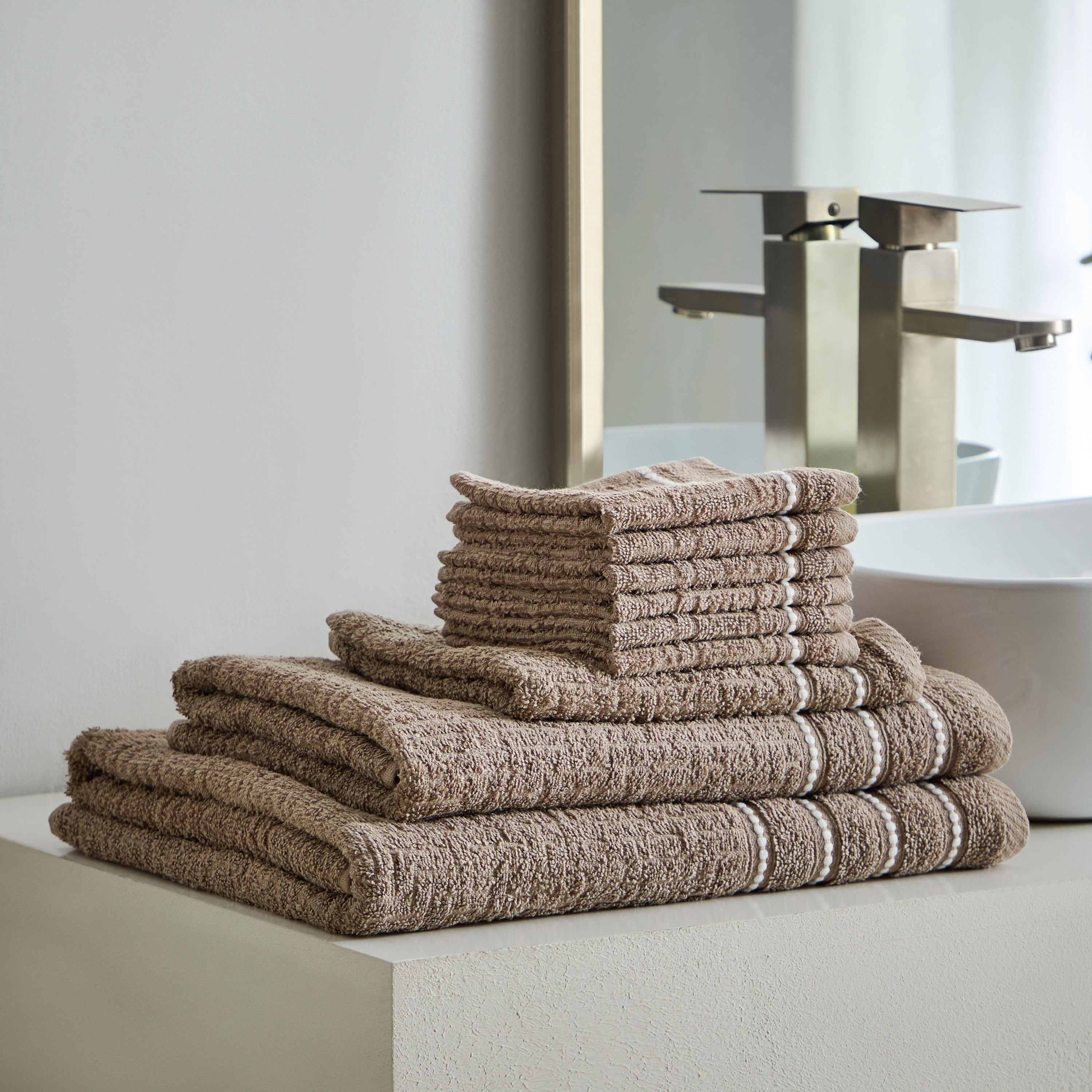 Atlanta Textured Cotton Bath Towel - 68x136 cm-PROMO_HB_AE_B2G2_011025-image-4