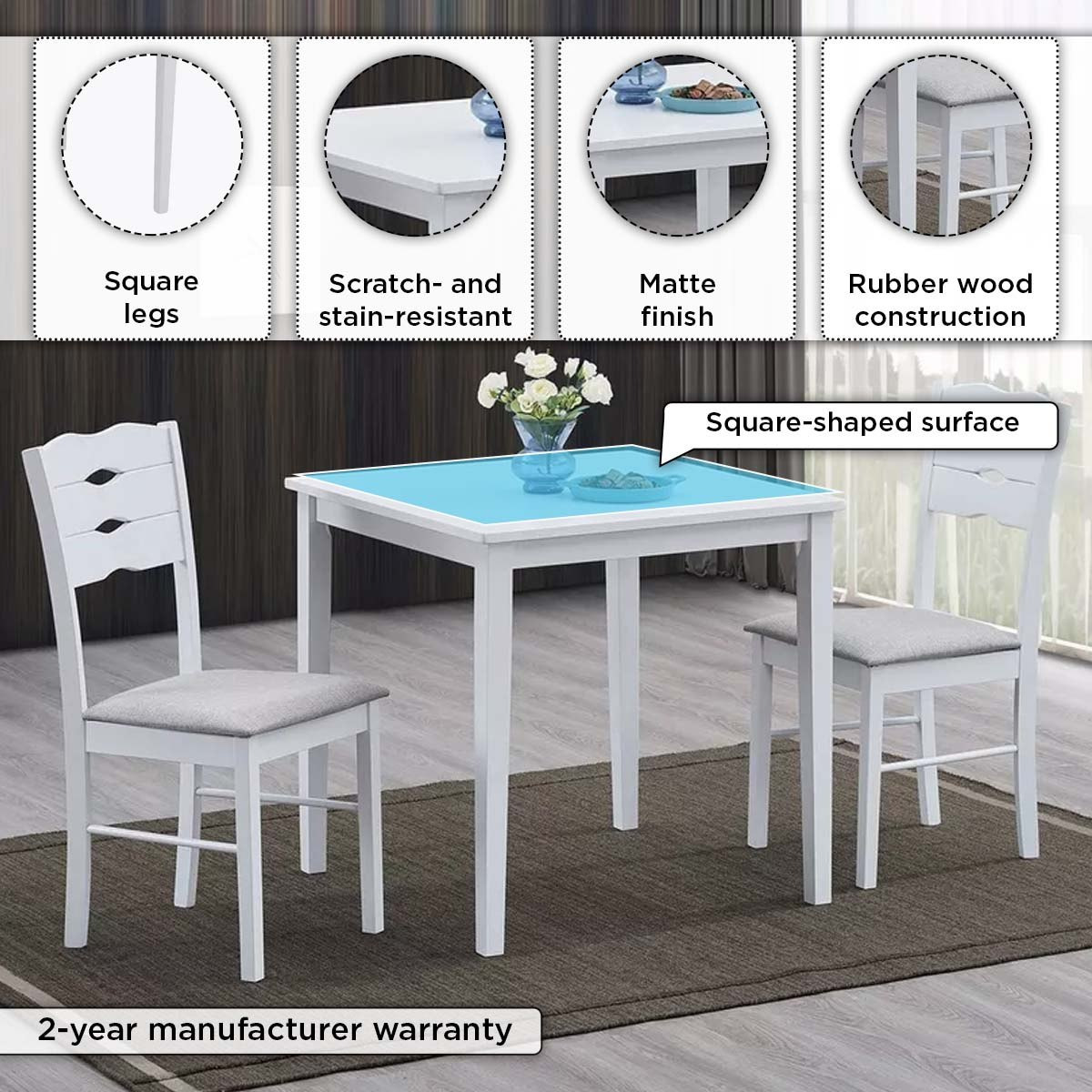 طقم سفرة مقعدين من بلجيكا-hbxfurniture-diningtablesandsets-diningsets-twoseater-image-5