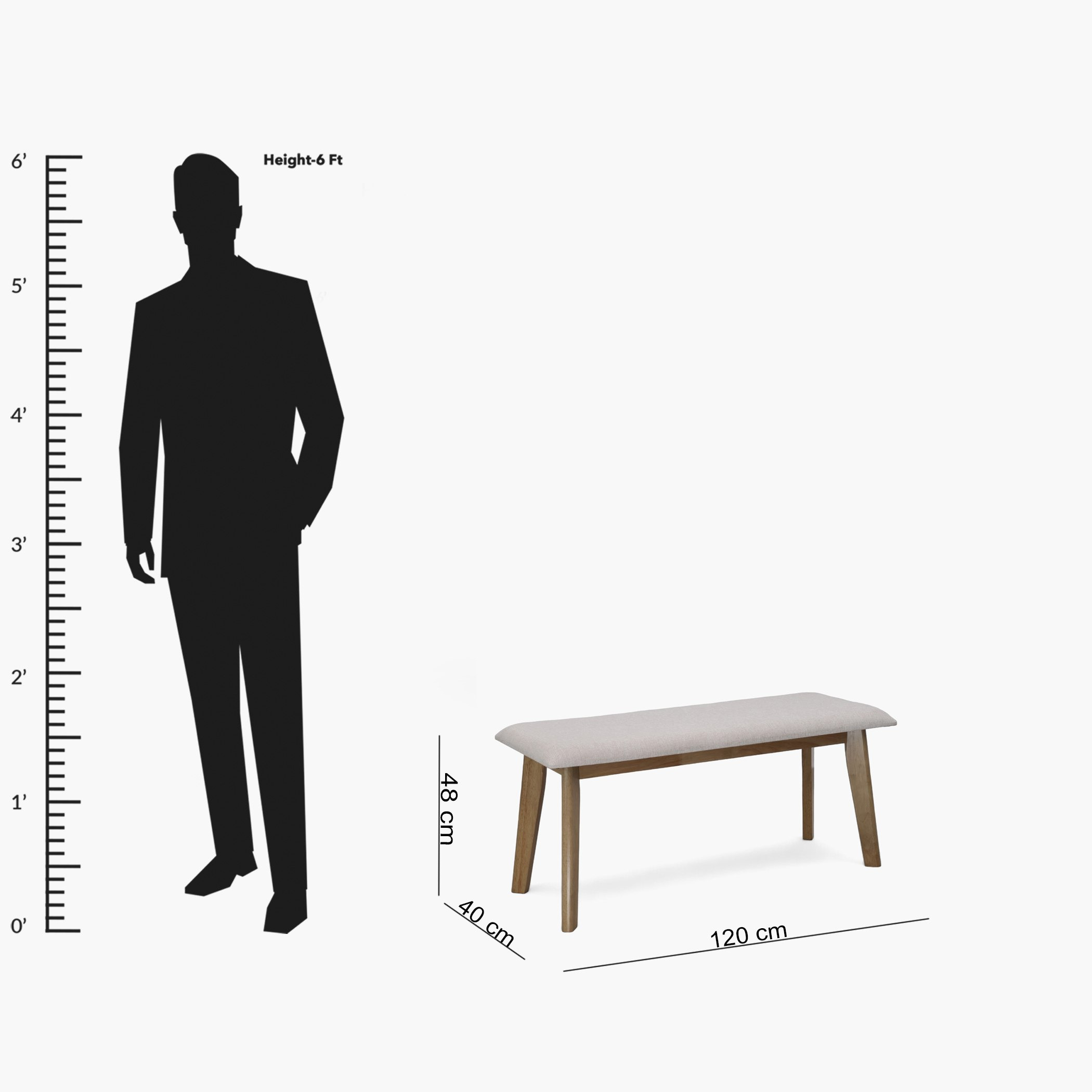 طقم سفرة 6 مقاعد مع مقعد بنش من جافا-hbxfurniture-diningtablesandsets-diningsets-sixseater-image-12