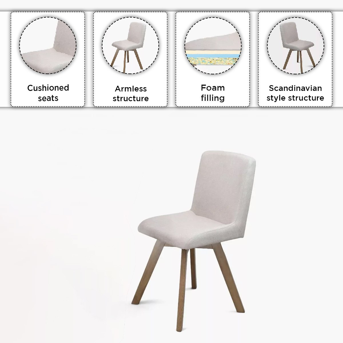 طقم سفرة 6 مقاعد مع مقعد بنش من جافا-hbxfurniture-diningtablesandsets-diningsets-sixseater-image-5