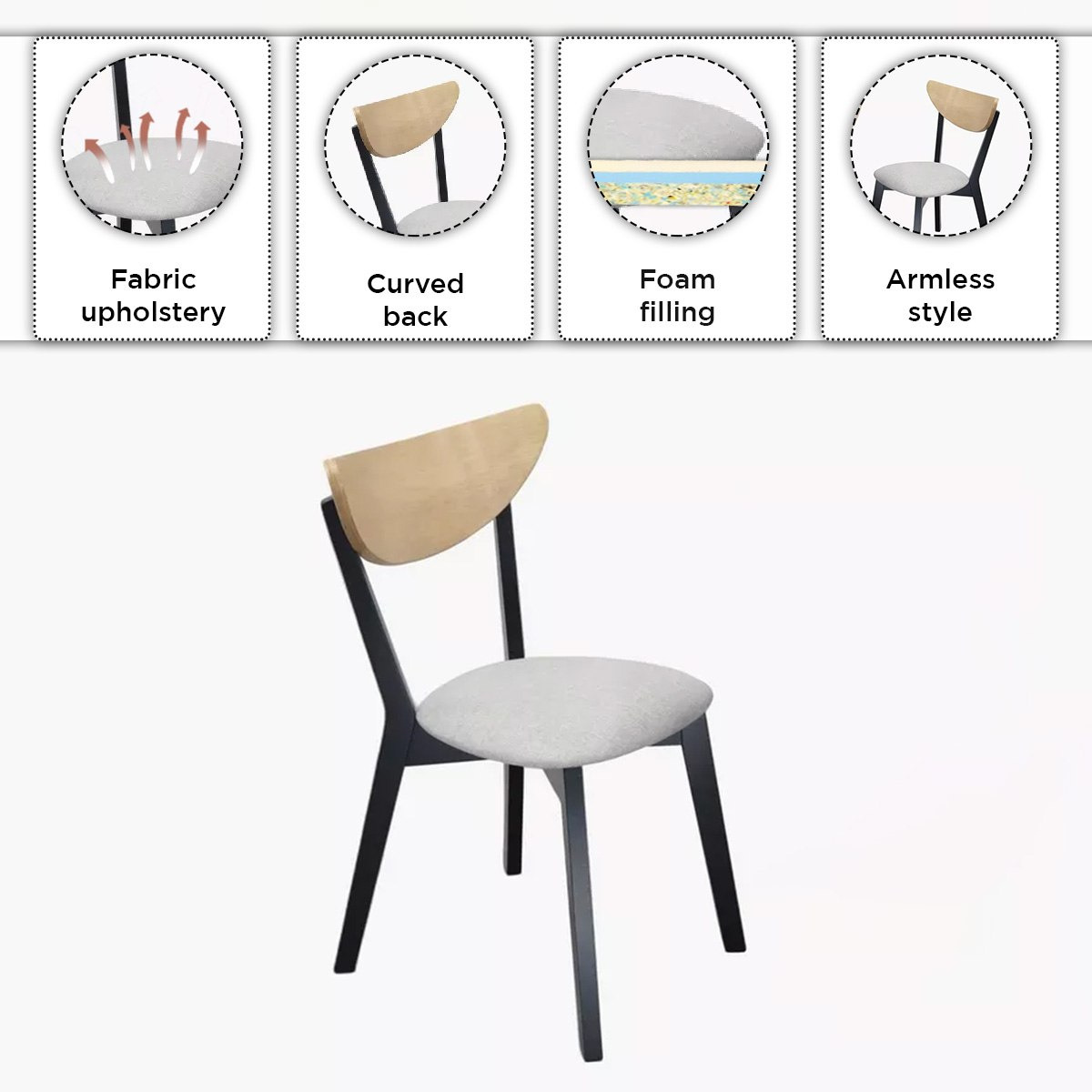 طقم سفرة 6 مقاعد من كاميرون-hbxfurniture-diningtablesandsets-diningsets-sixseater-image-5