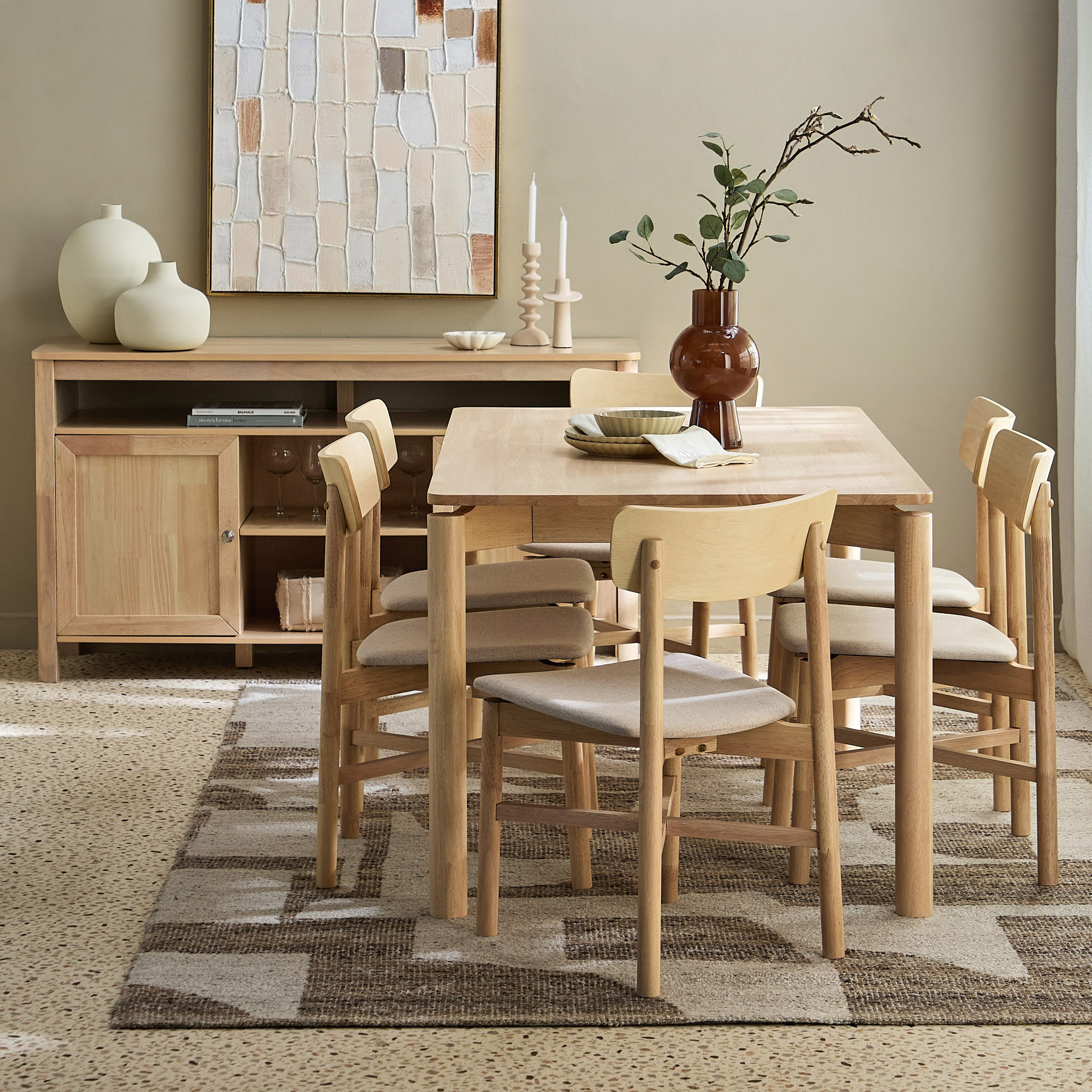 طقم سُفرة 6 مقاعد من الخشب الصلب من ميلان-hbxfurniture-diningtablesandsets-diningsets-sixseater-image-14