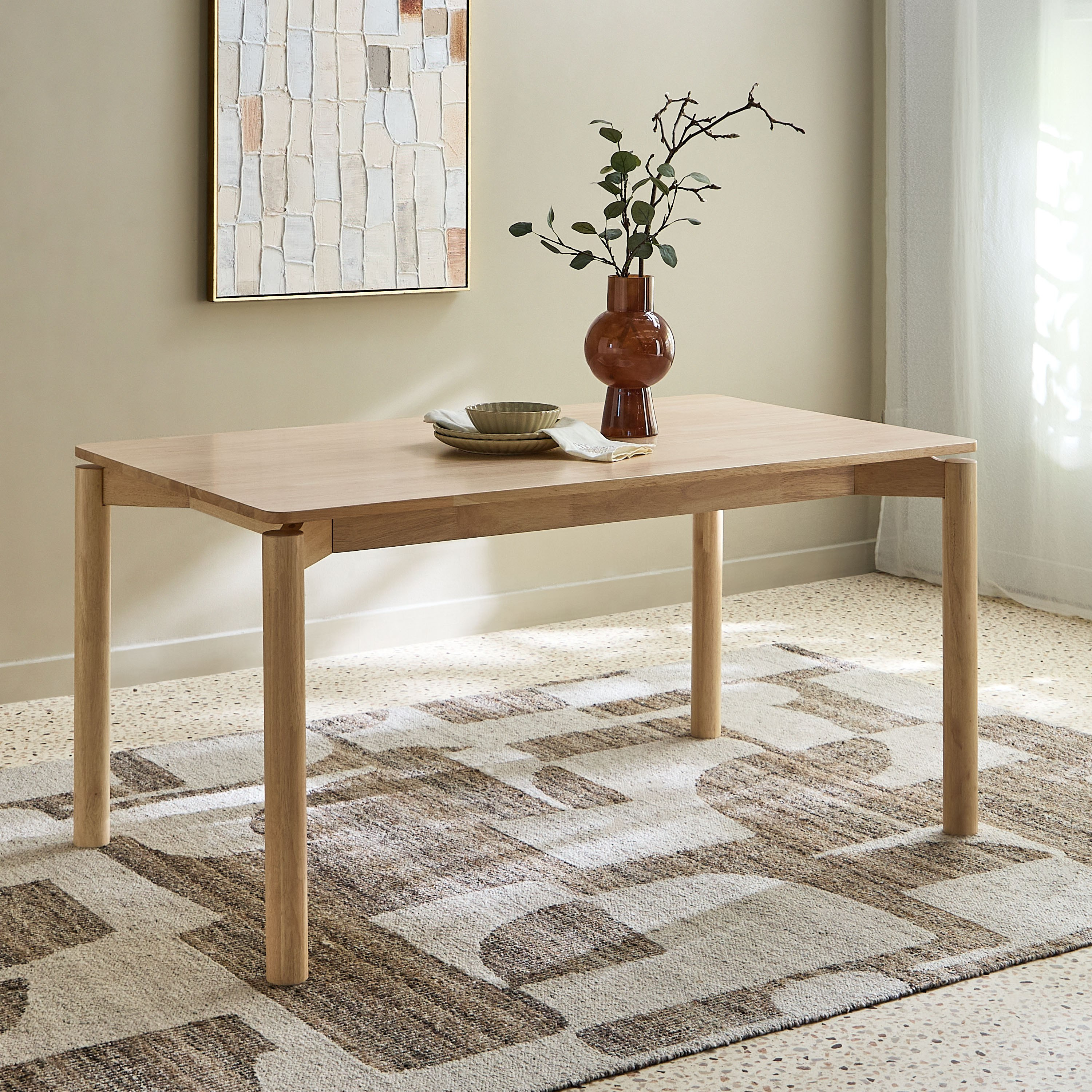 طقم سُفرة 6 مقاعد من الخشب الصلب من ميلان-hbxfurniture-diningtablesandsets-diningsets-sixseater-image-5