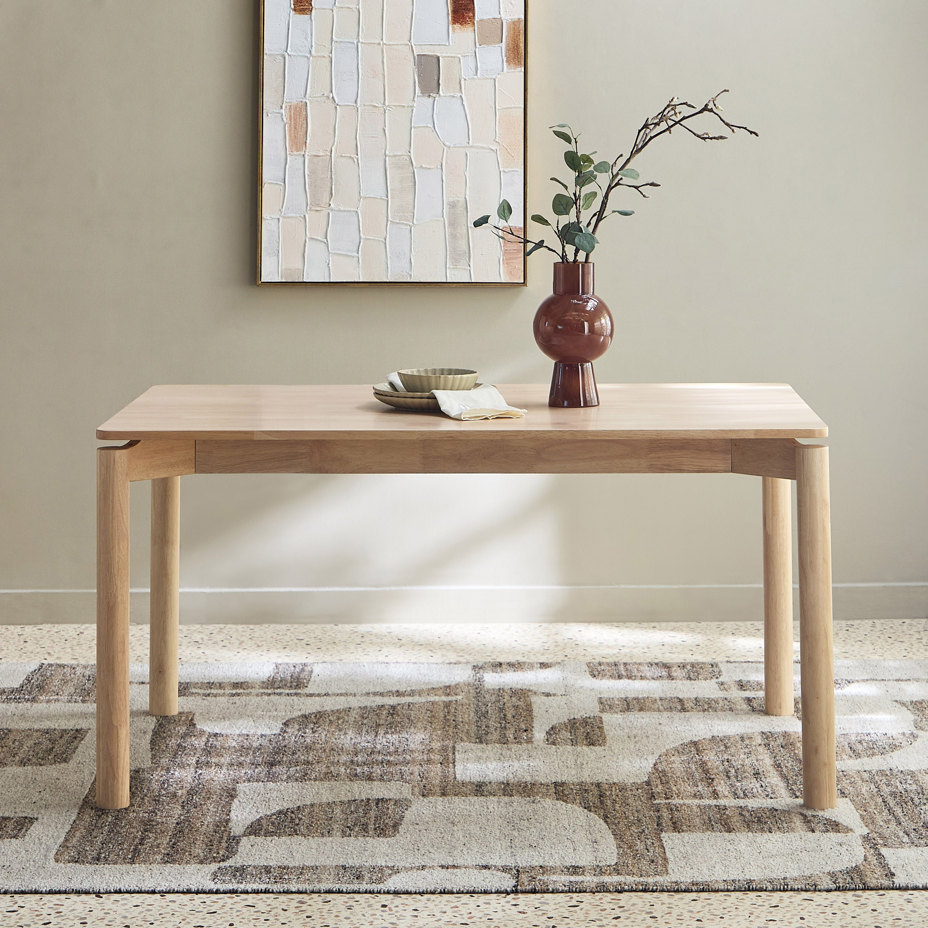 طقم سُفرة 6 مقاعد من الخشب الصلب من ميلان-hbxfurniture-diningtablesandsets-diningsets-sixseater-image-7