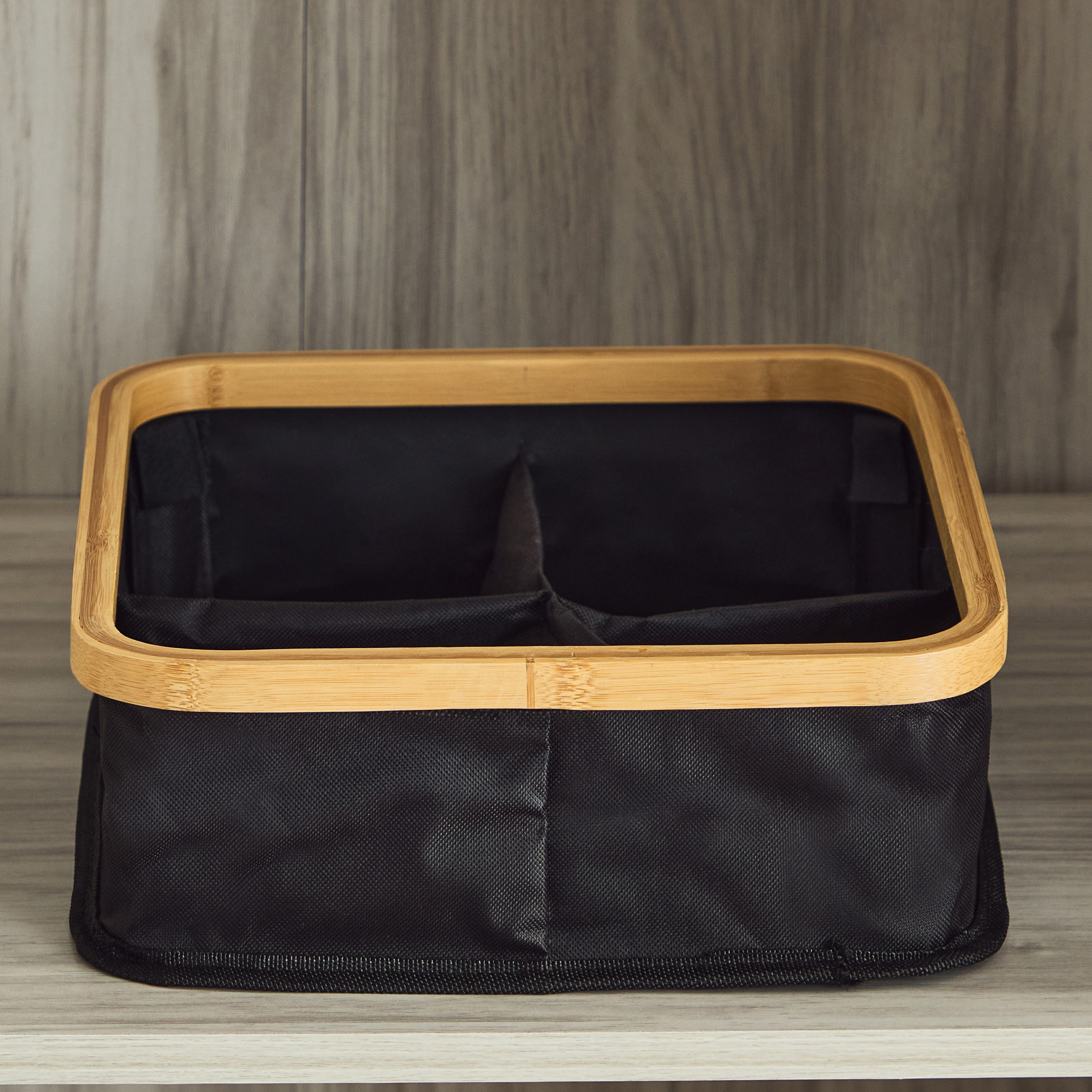 Oxford Fabric Wardrobe Organiser with 4 Compartments-hbxbedroom-bedroomaccessories-bedroomstorage-image-2