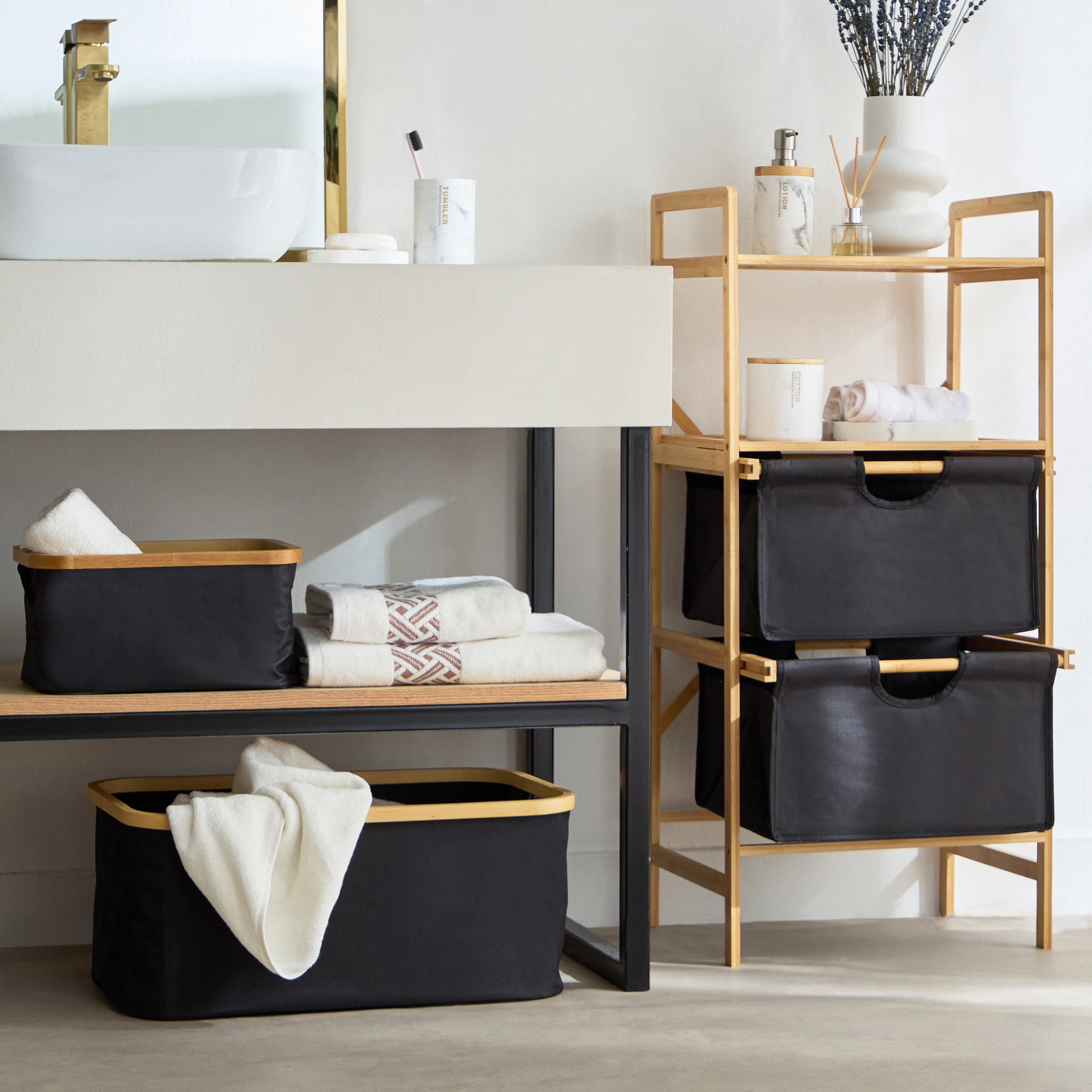 Oxford Fabric Storage Basket - 54x34x23.5 cm-hbxbedroom-bedroomaccessories-bedroomstorage-image-4