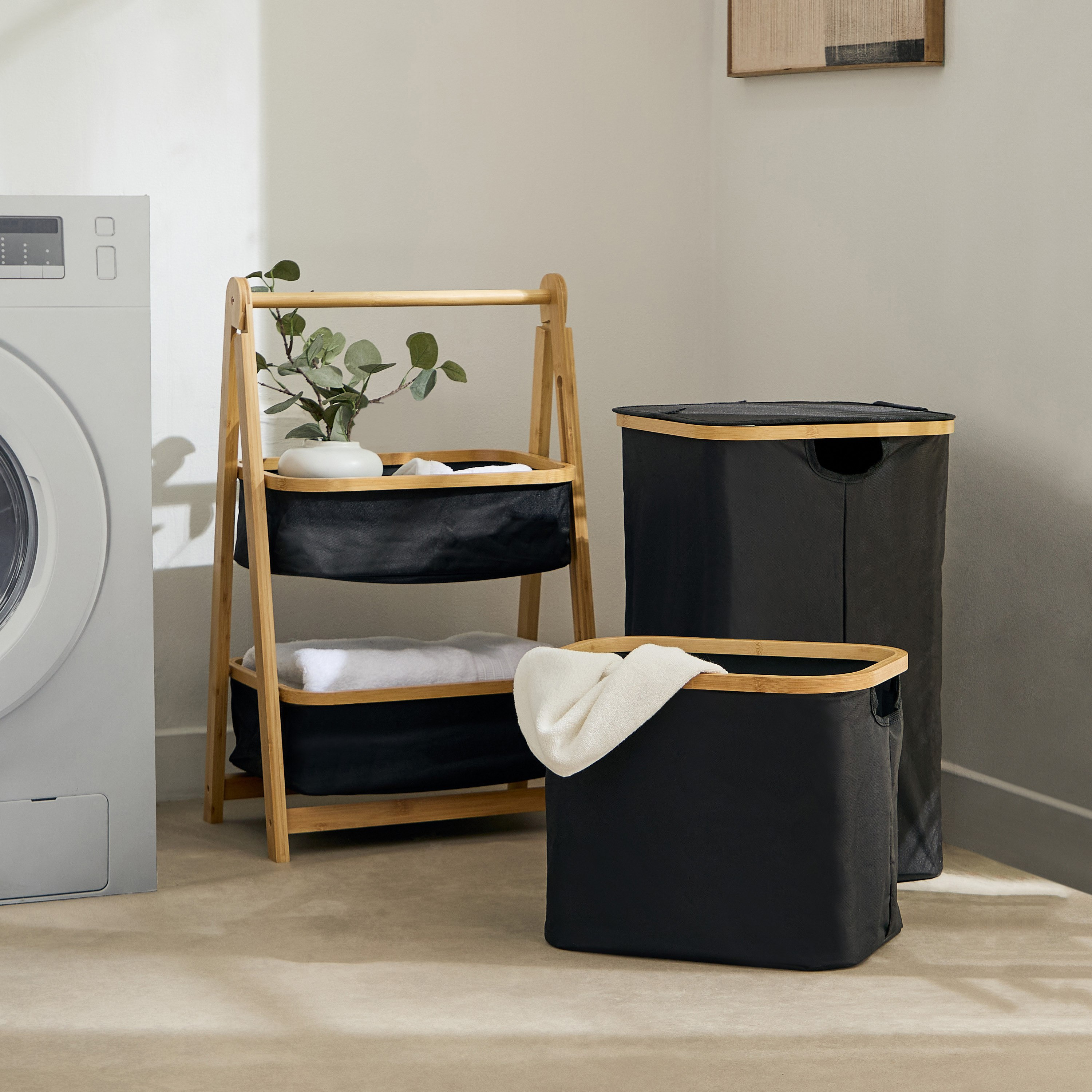 Oxford 2-Tier Storage Basket with Bamboo-hbxbedroom-bedroomaccessories-bedroomstorage-image-5