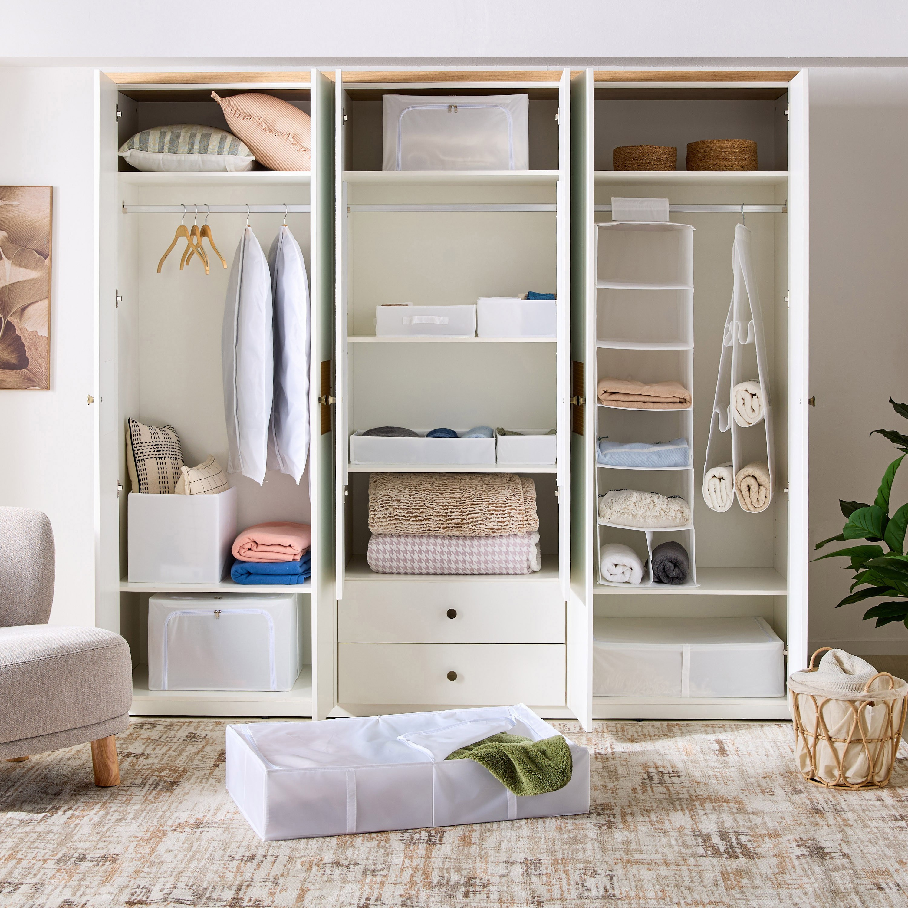 Novel Storage Cube Box - 32x33x32 cm-hbxbedroom-bedroomaccessories-bedroomstorage-image-5