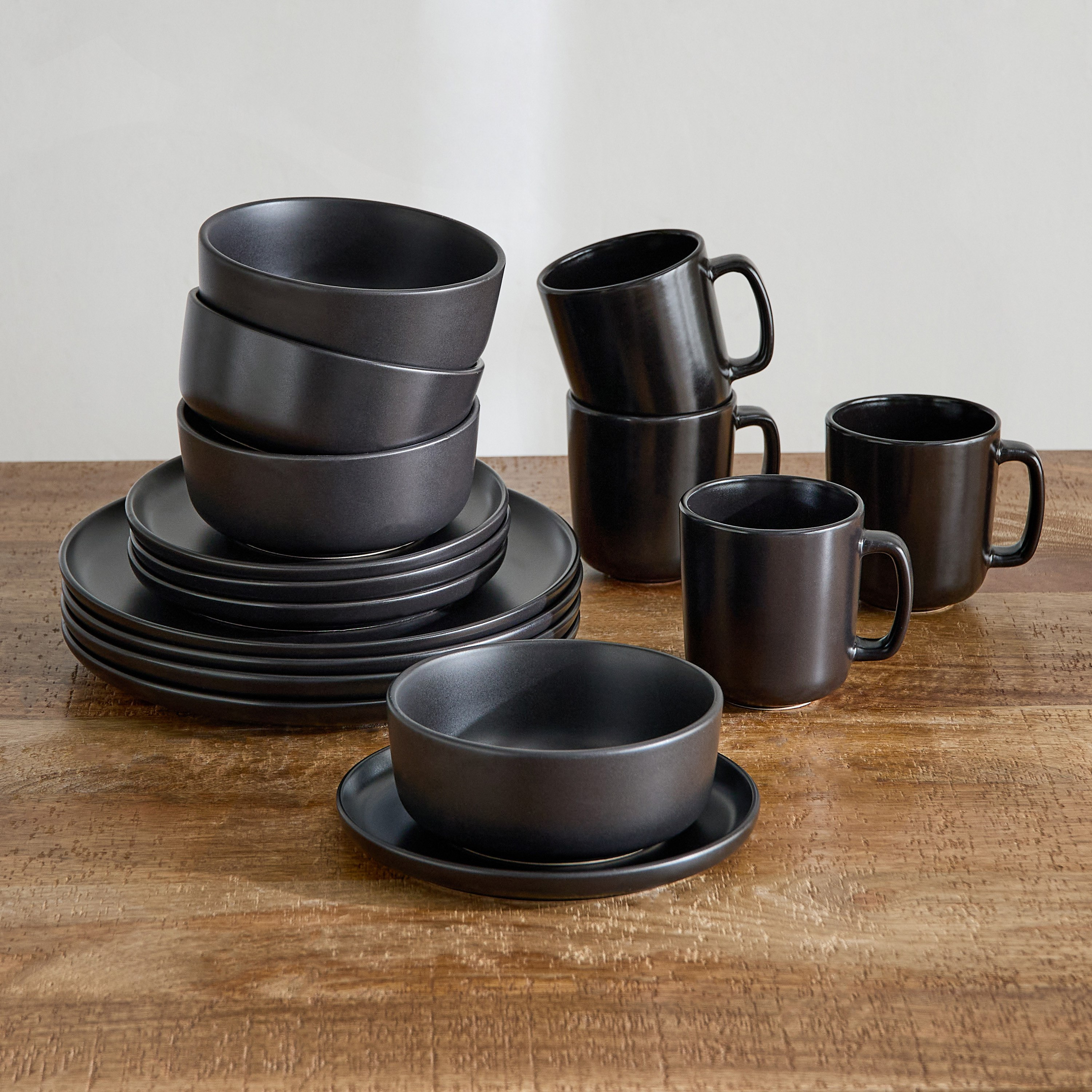 Black Matte 16-Piece Dinner Set-hbxdiningroom-tabletop-dinnersets-image-2