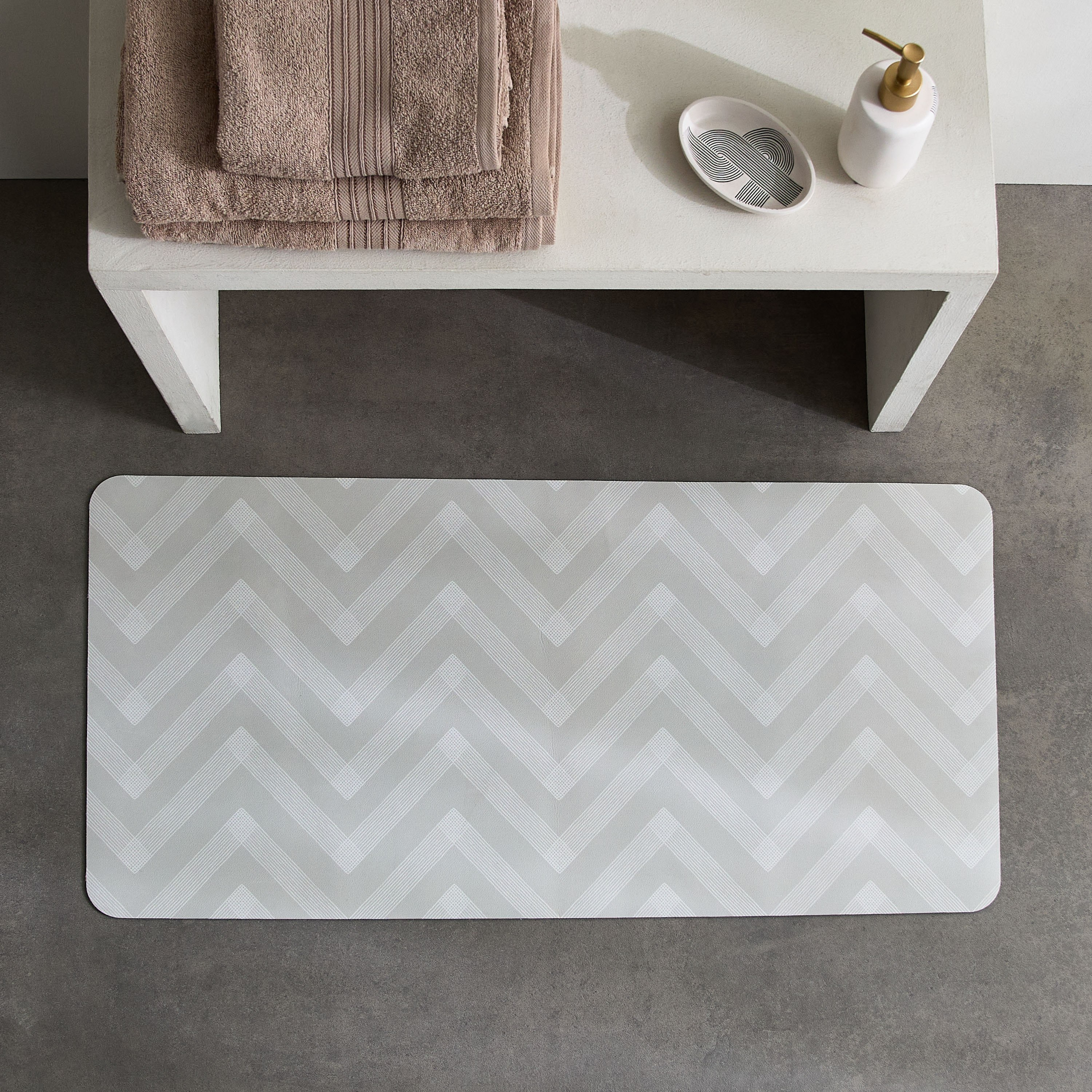 سجادة حمام من المطاط والنسيج نيو من أورا - 50x100 سم-hbxbedroom-floorcoverings-bathmats-image-1