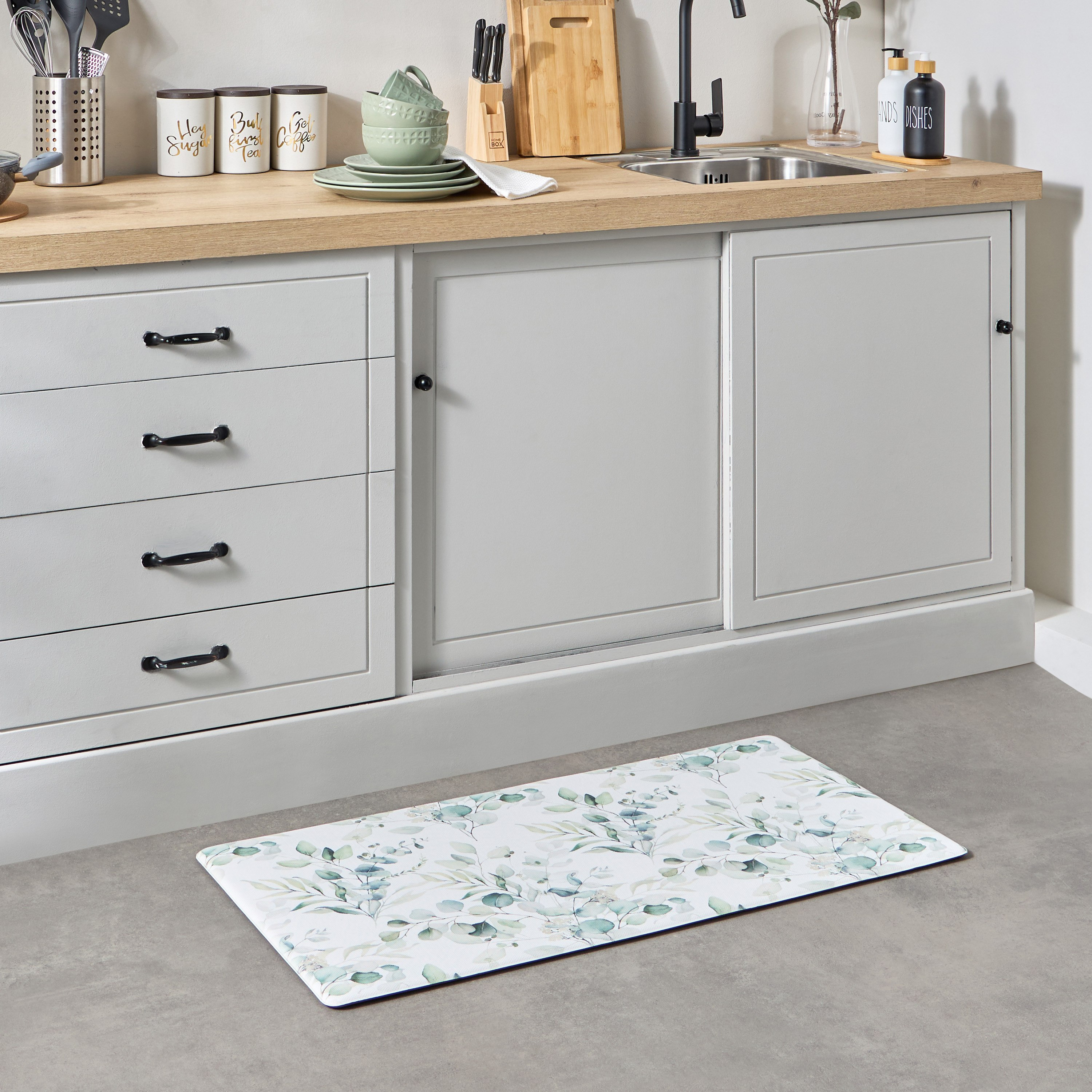 Flora Recycled Anti-Fatigue Mat - 51x99 cm-hbxhomeware-hbxlivingroom-image-1
