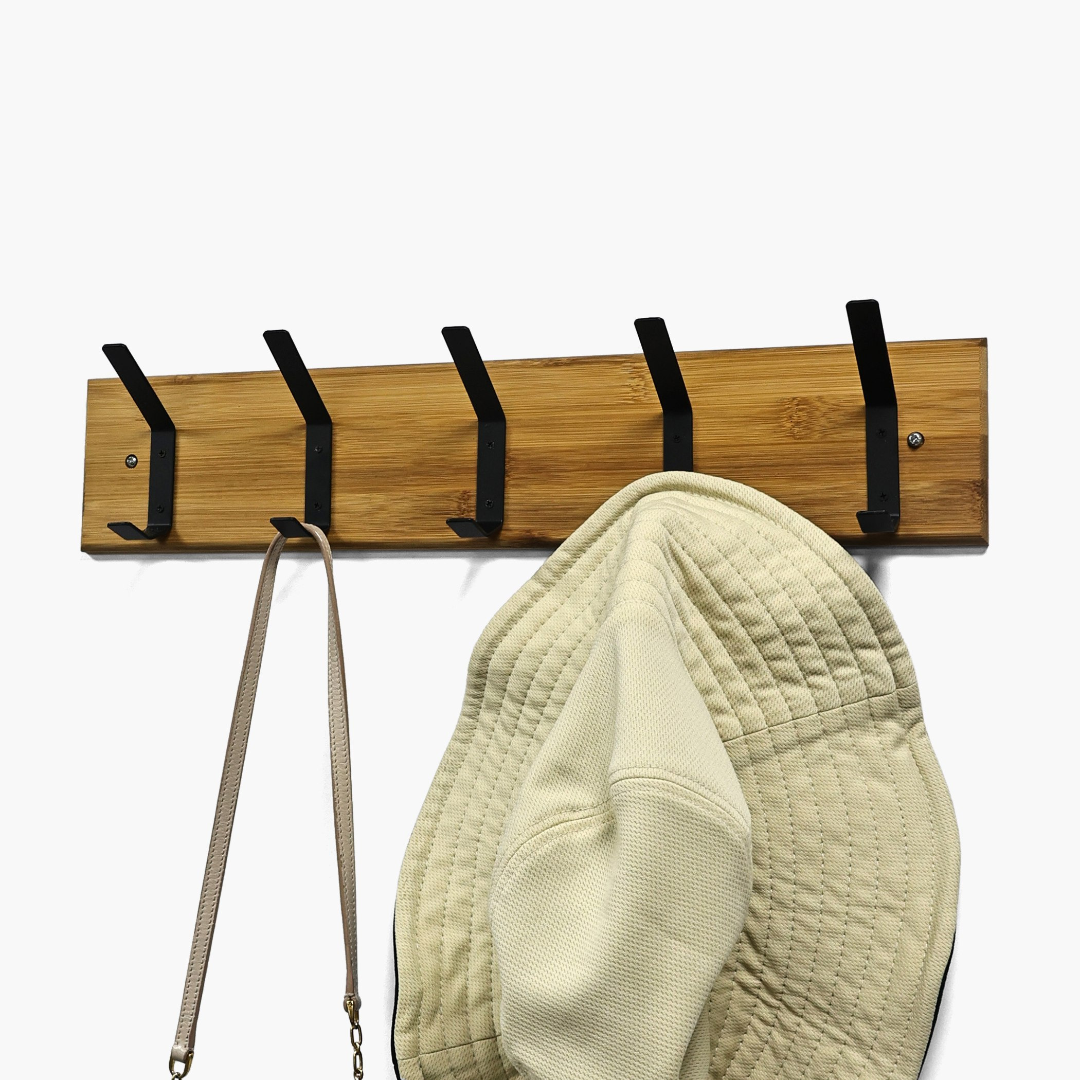 Sera 5-Key Holder Wall Shelf - 50x10x7 cm-hbxfurniture-mediaunitsandstorage-wallshelves-image-1