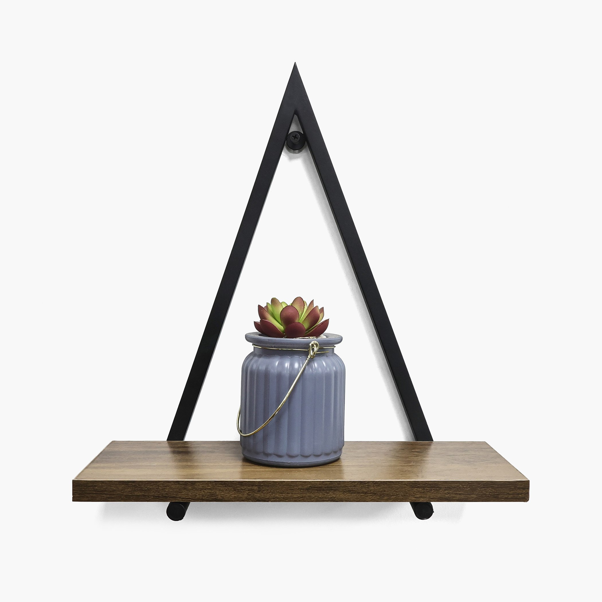 طقم رف حائط مثلث مع لوح إم دي إف من سيرا-hbxfurniture-mediaunitsandstorage-wallshelves-image-1