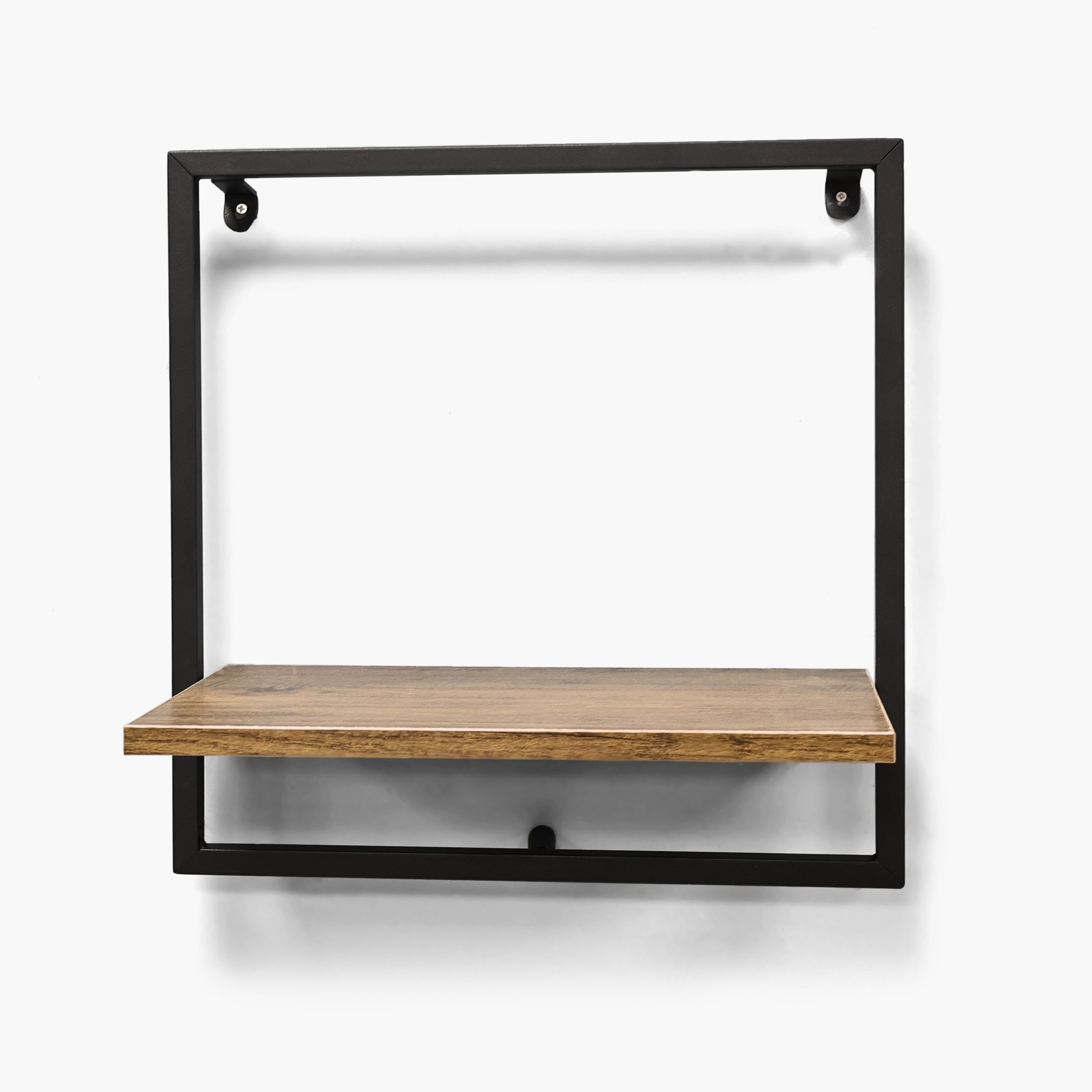 Sera Square 1-Tier Wall Shelf with MDF Board - 35x20x35 cm-hbxfurniture-mediaunitsandstorage-wallshelves-image-2