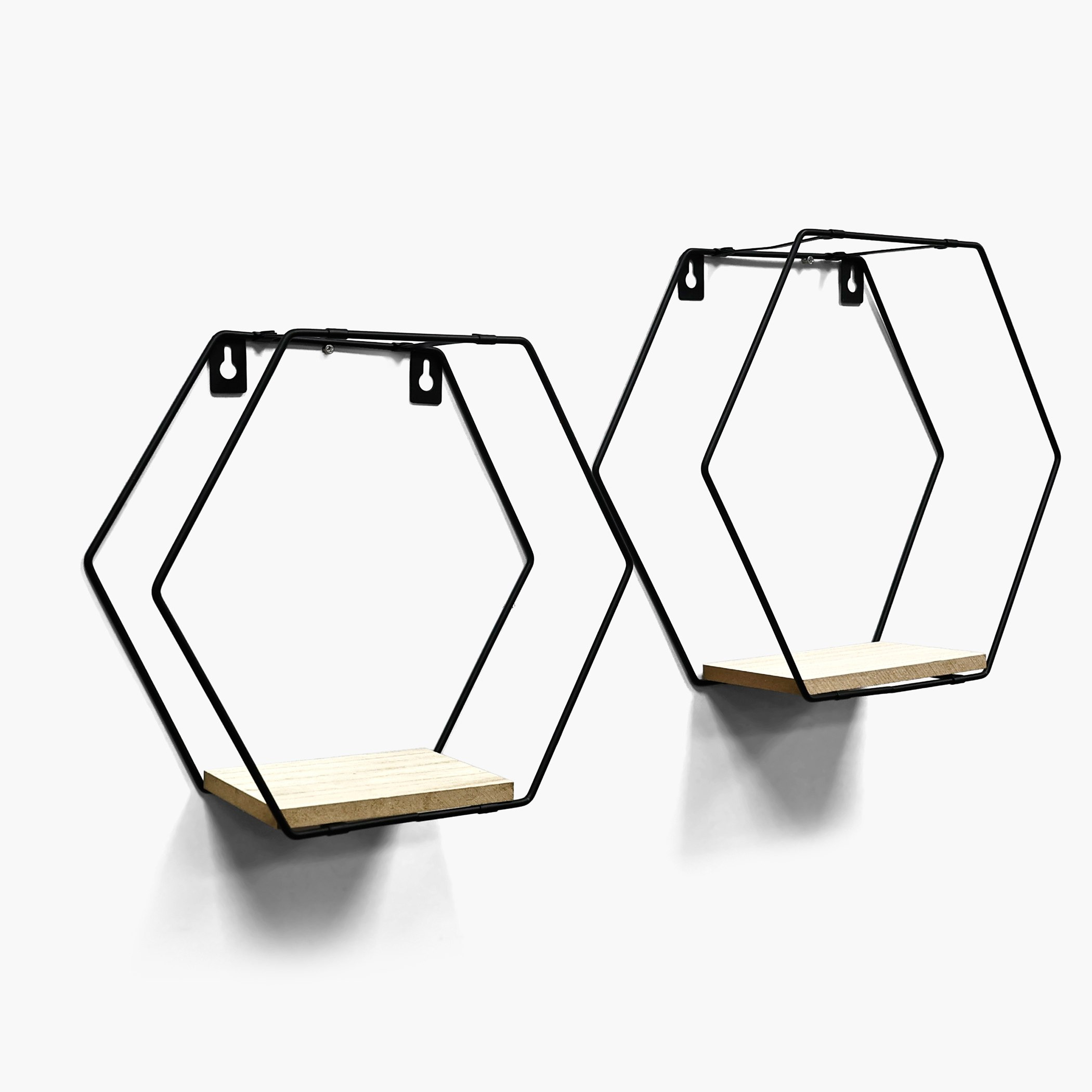 مجموعة رفوف حائط سداسية قطعتين من سيرا-hbxfurniture-mediaunitsandstorage-wallshelves-image-4
