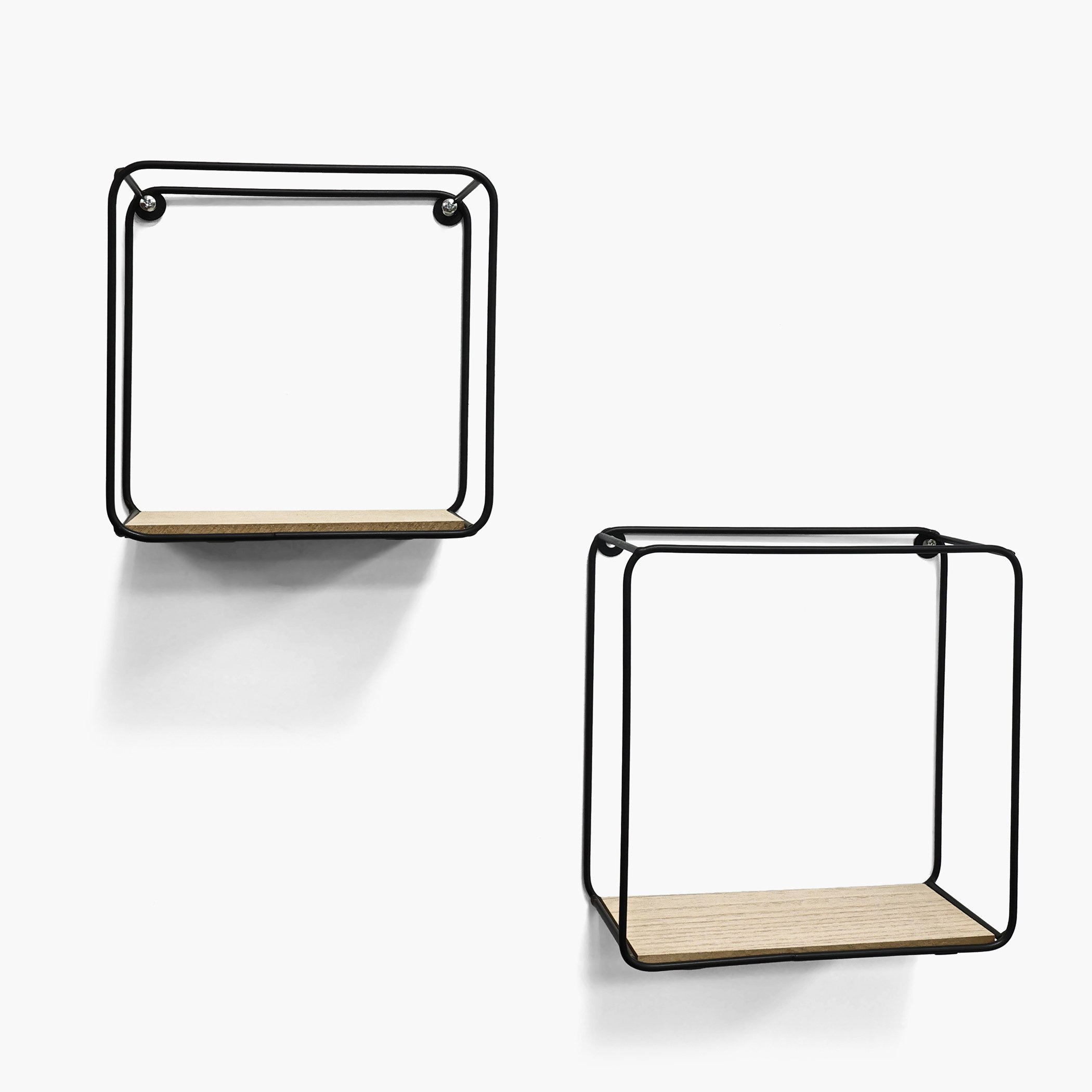 مجموعة رفوف حائط مربعة قطعتين من سيرا-hbxfurniture-mediaunitsandstorage-wallshelves-image-2