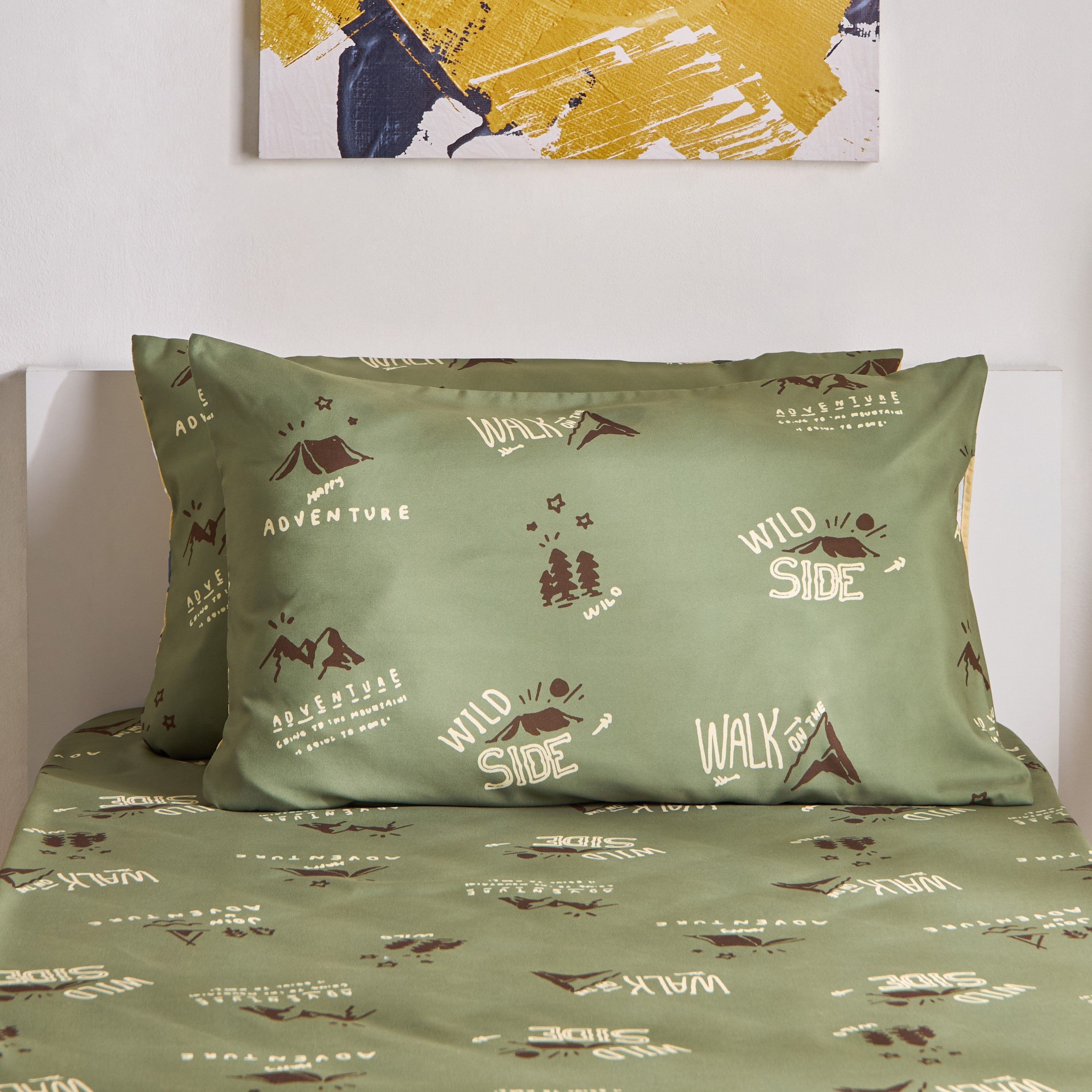 طقم أغطية وسائد من الألياف الدقيقة قطعتين كامب من جوي أدفنتشر - 50x75 سم-hbxhomeware-hbxbedroom-image-2