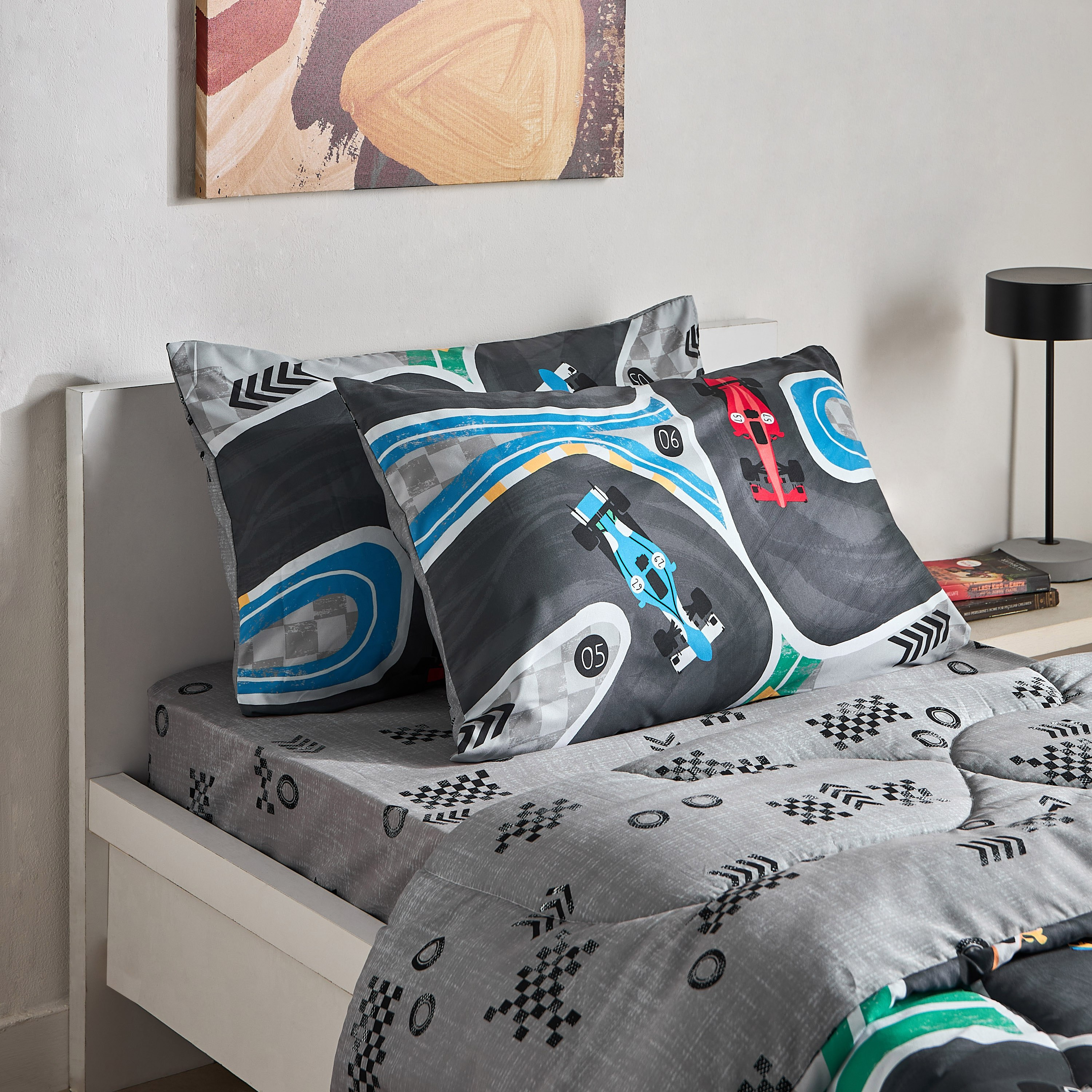 Tom Gearhead Cars 2-Piece Microfibre Pillow Cover Set - 50x75 cm-hbxhomeware-hbxbedroom-image-6