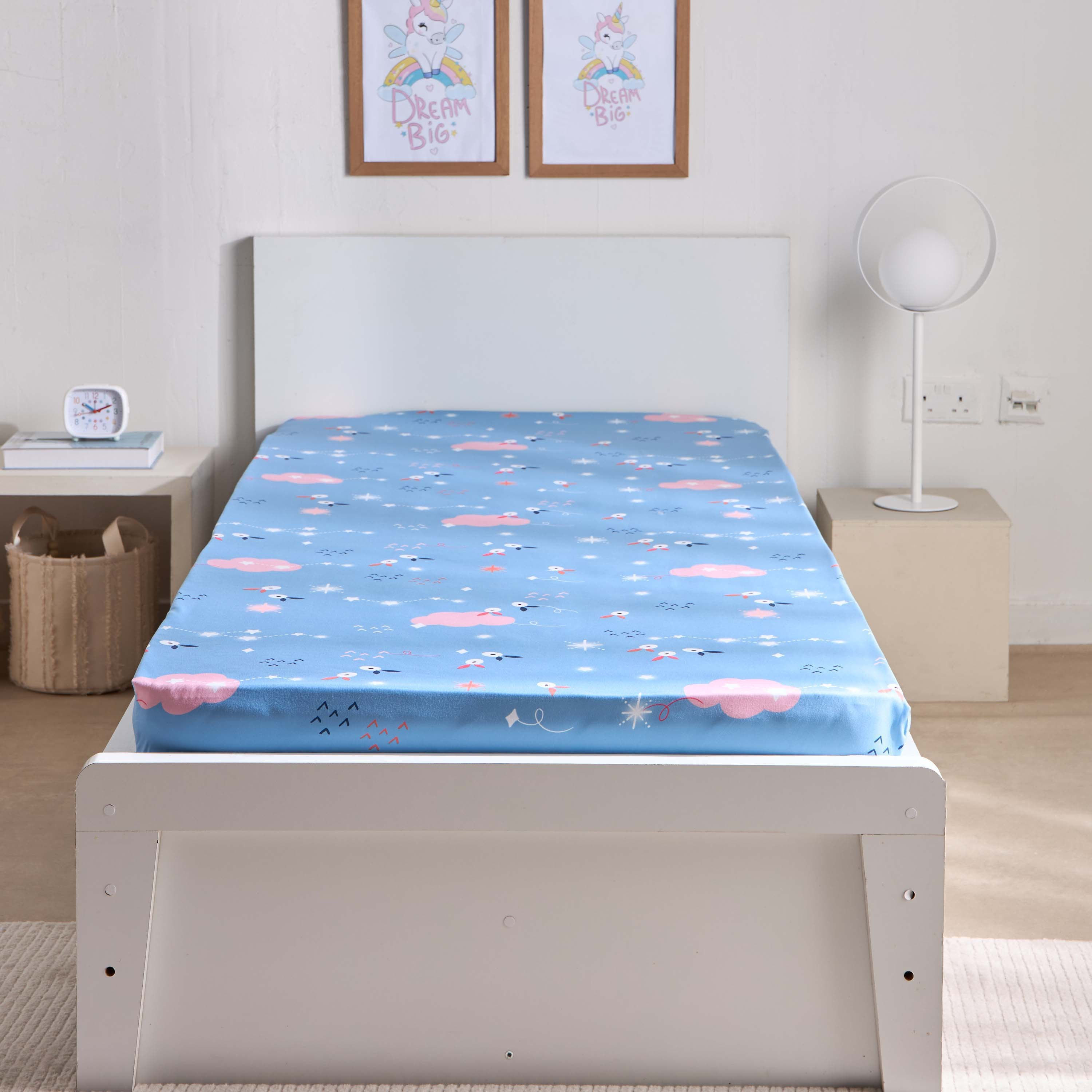 شرشف مطاطي مايكروفايبر فردي يونيكورن من آيفي ميدوز - 90x200+25 سم-hbxhomeware-hbxbedroom-image-3