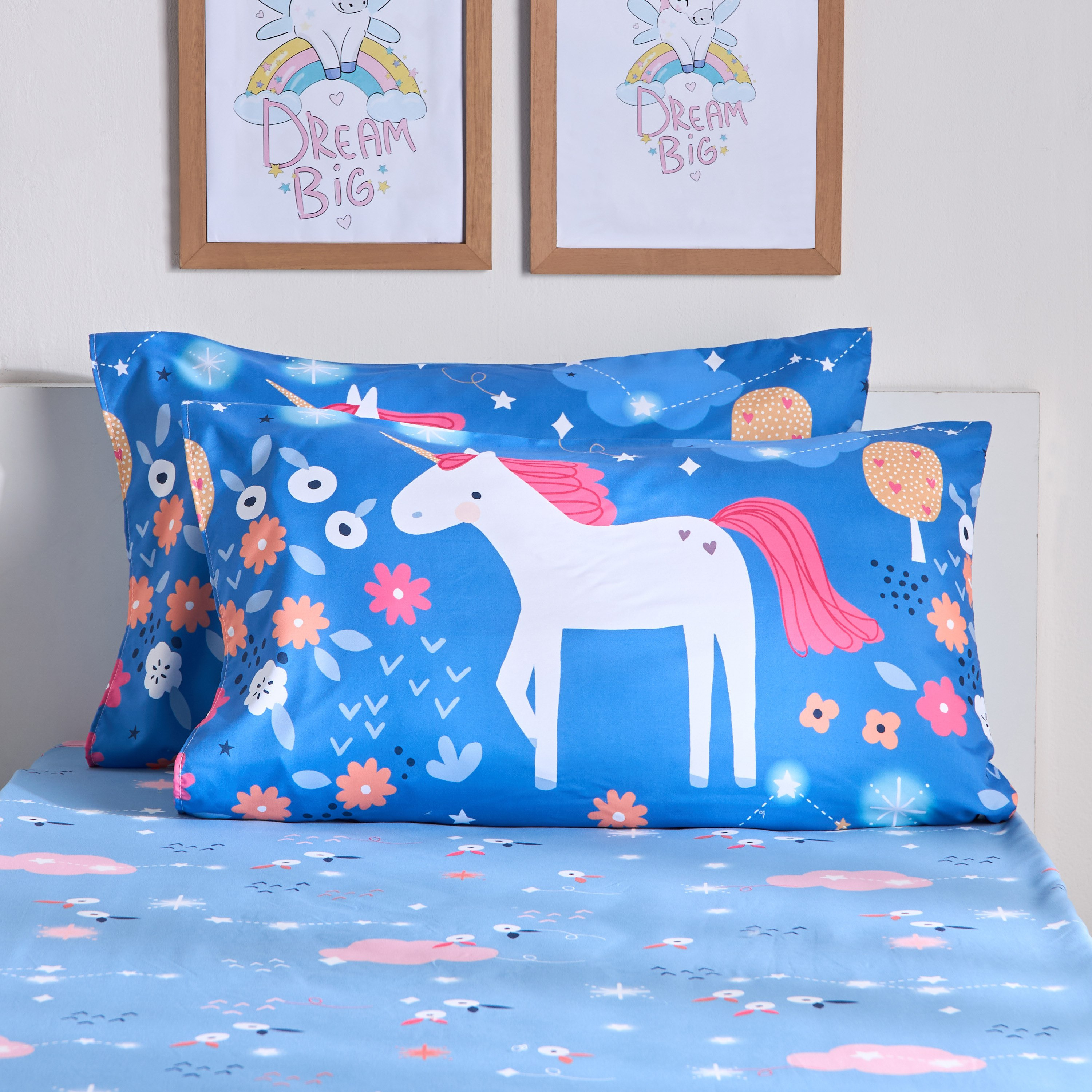 Ivy Meadows 2-Piece Unicorn Microfibre Pillow Cover Set - 50x75 cm-hbxhomeware-hbxbedroom-image-2