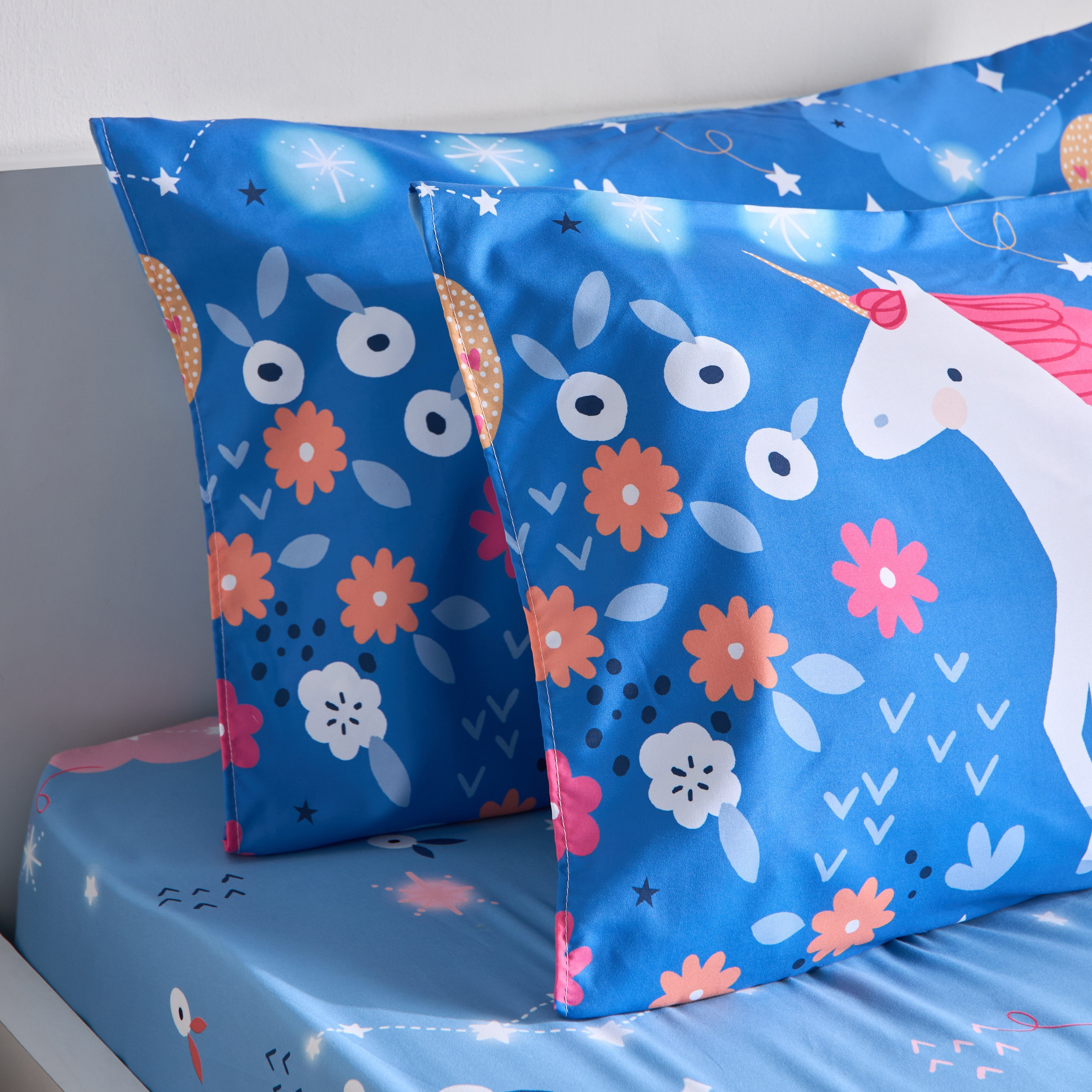 Ivy Meadows 2-Piece Unicorn Microfibre Pillow Cover Set - 50x75 cm-hbxhomeware-hbxbedroom-image-3