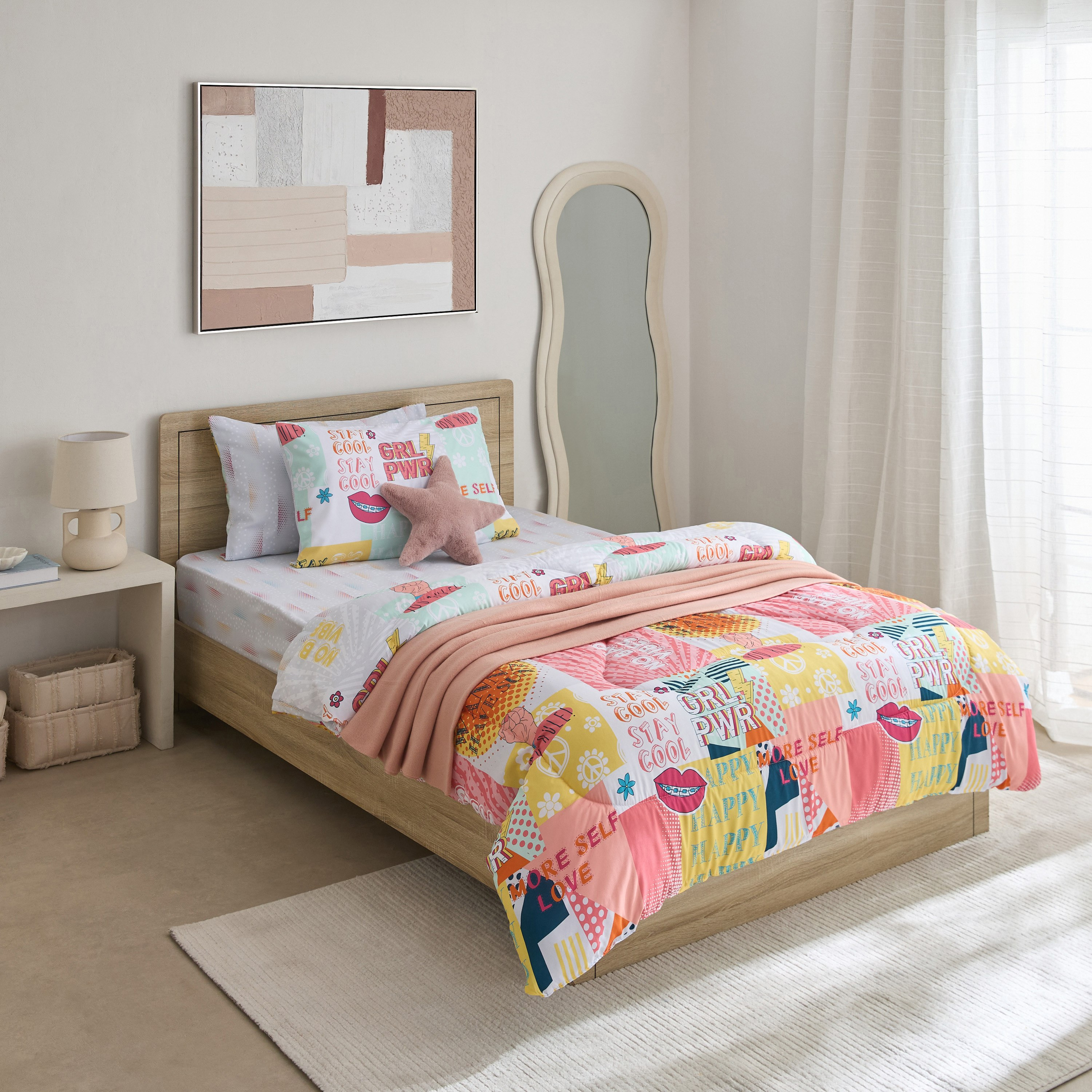 Ivy Sparkle and Shine Twin Microfibre Fitted Sheet - 120x200+25 cm-hbxhomeware-hbxbedroom-image-8