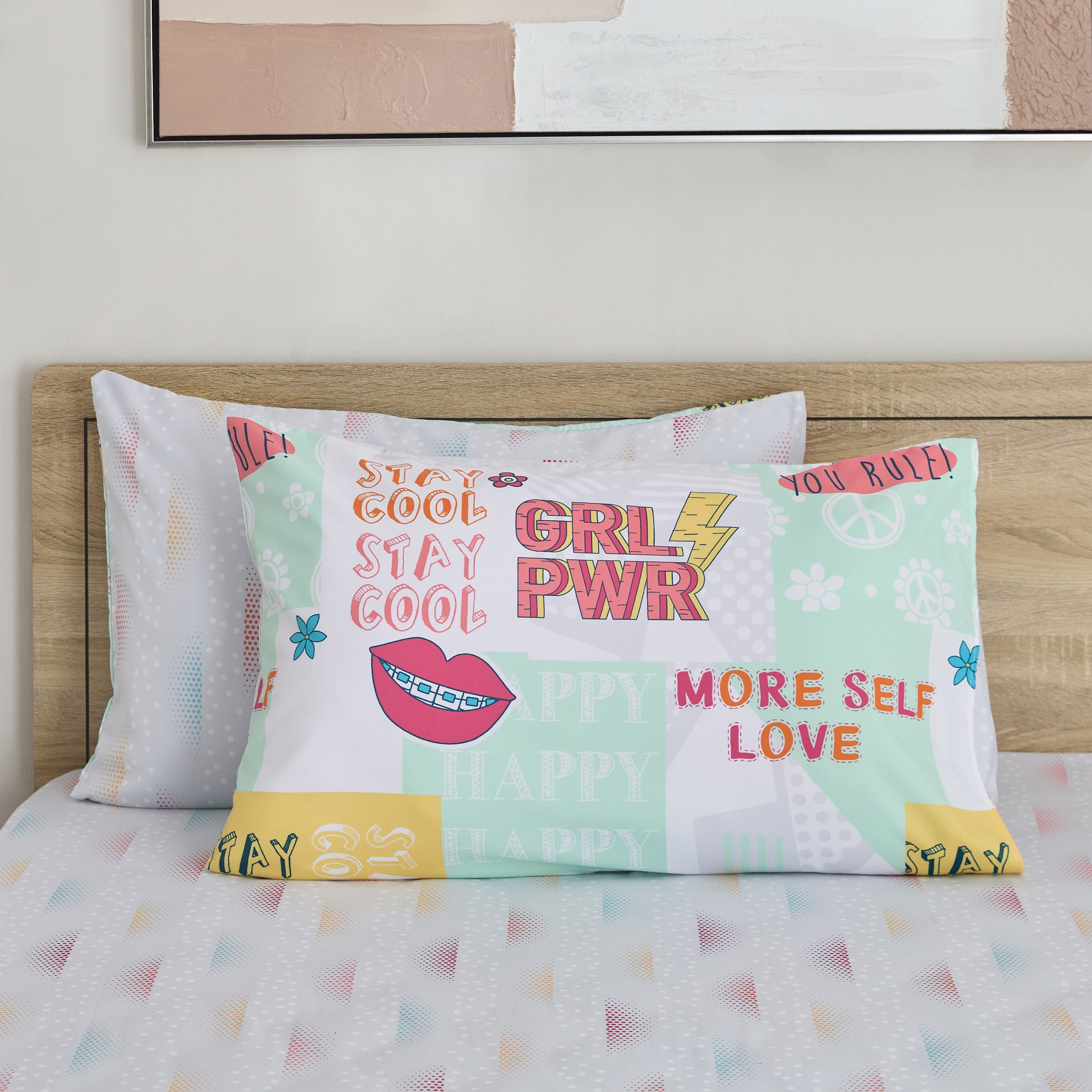 Ivy Sparkle and Shine 2-Piece Microfibre Pillow Cover Set - 50x75 cm-hbxhomeware-hbxbedroom-image-2