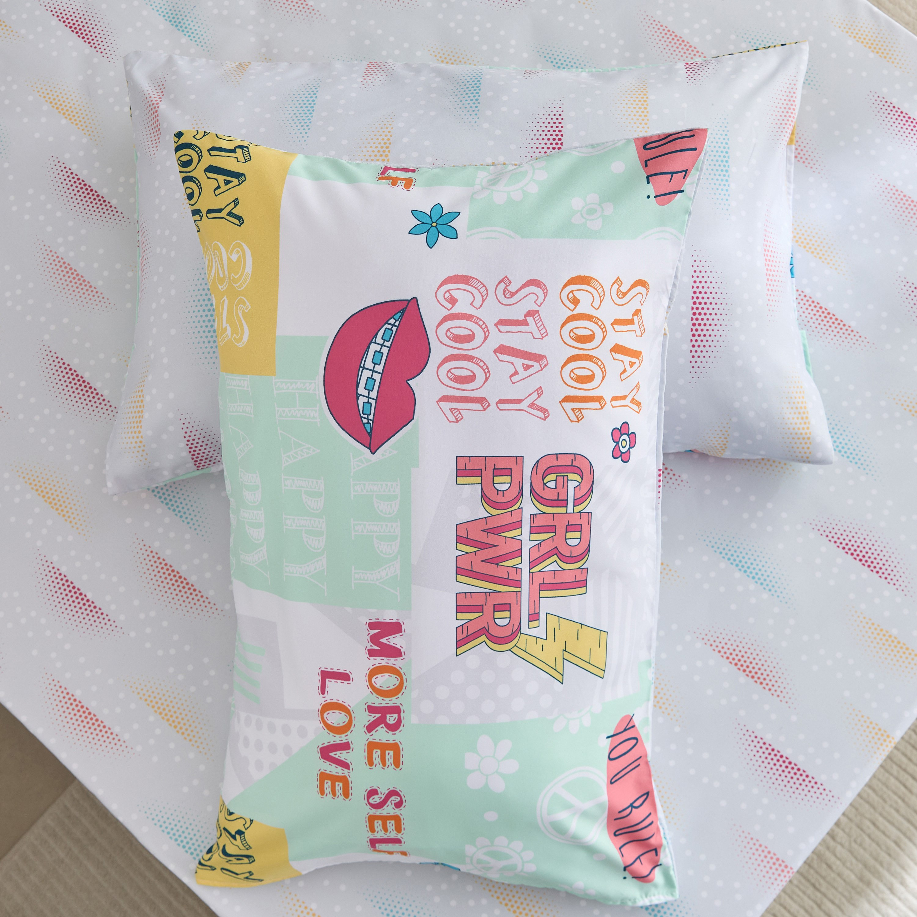 Ivy Sparkle and Shine 2-Piece Microfibre Pillow Cover Set - 50x75 cm-hbxhomeware-hbxbedroom-image-4