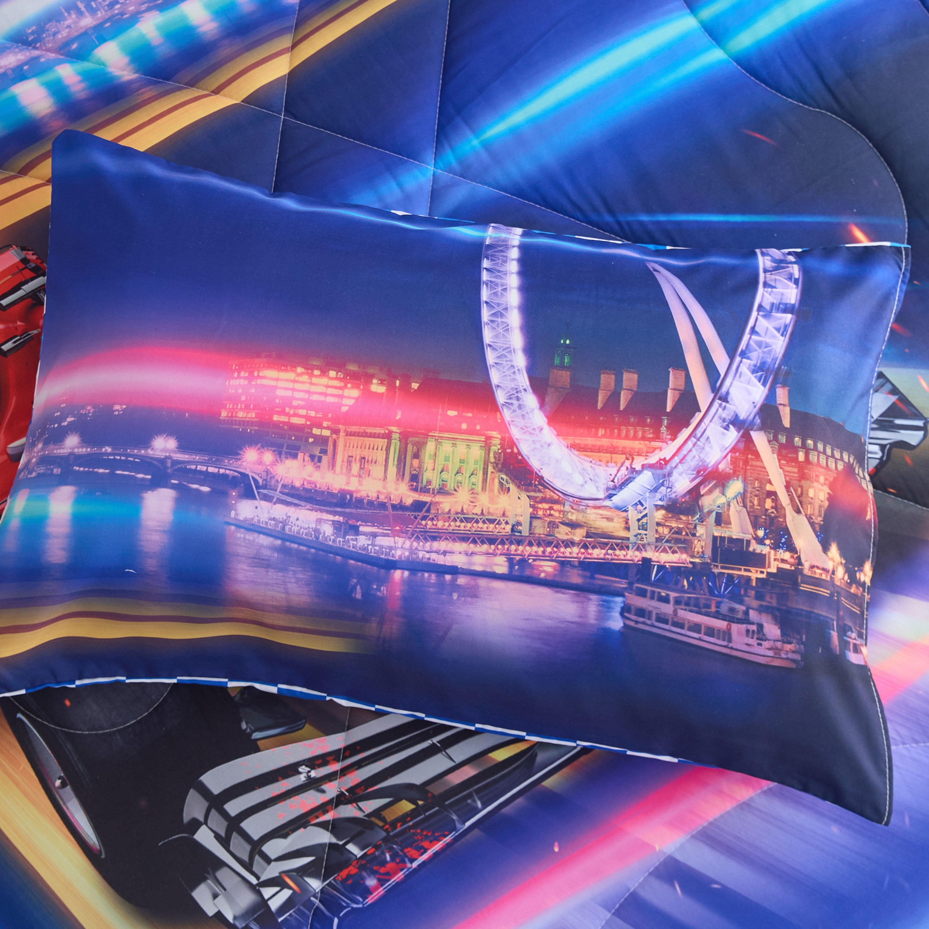 Gaming Racer 2-Piece Twin Microfibre Comforter Set - 160x220 cm-hbxhomeware-hbxbedroom-image-7