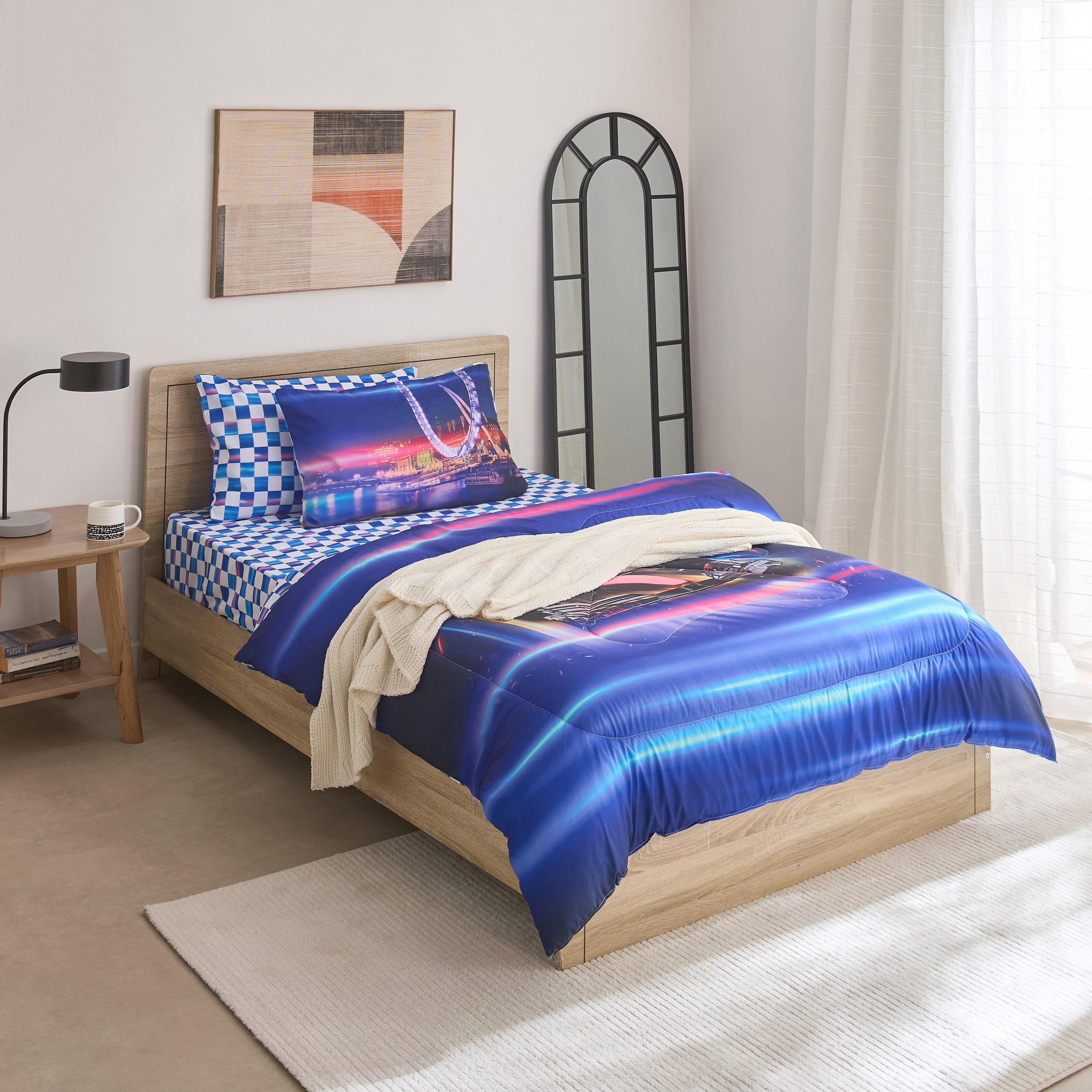 Gaming Racer 2-Piece Twin Microfibre Comforter Set - 160x220 cm-hbxhomeware-hbxbedroom-image-9