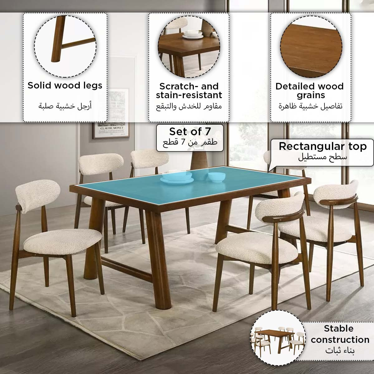 Adara 6-Seater Dining Set-hbxfurniture-diningtablesandsets-diningsets-sixseater-image-5